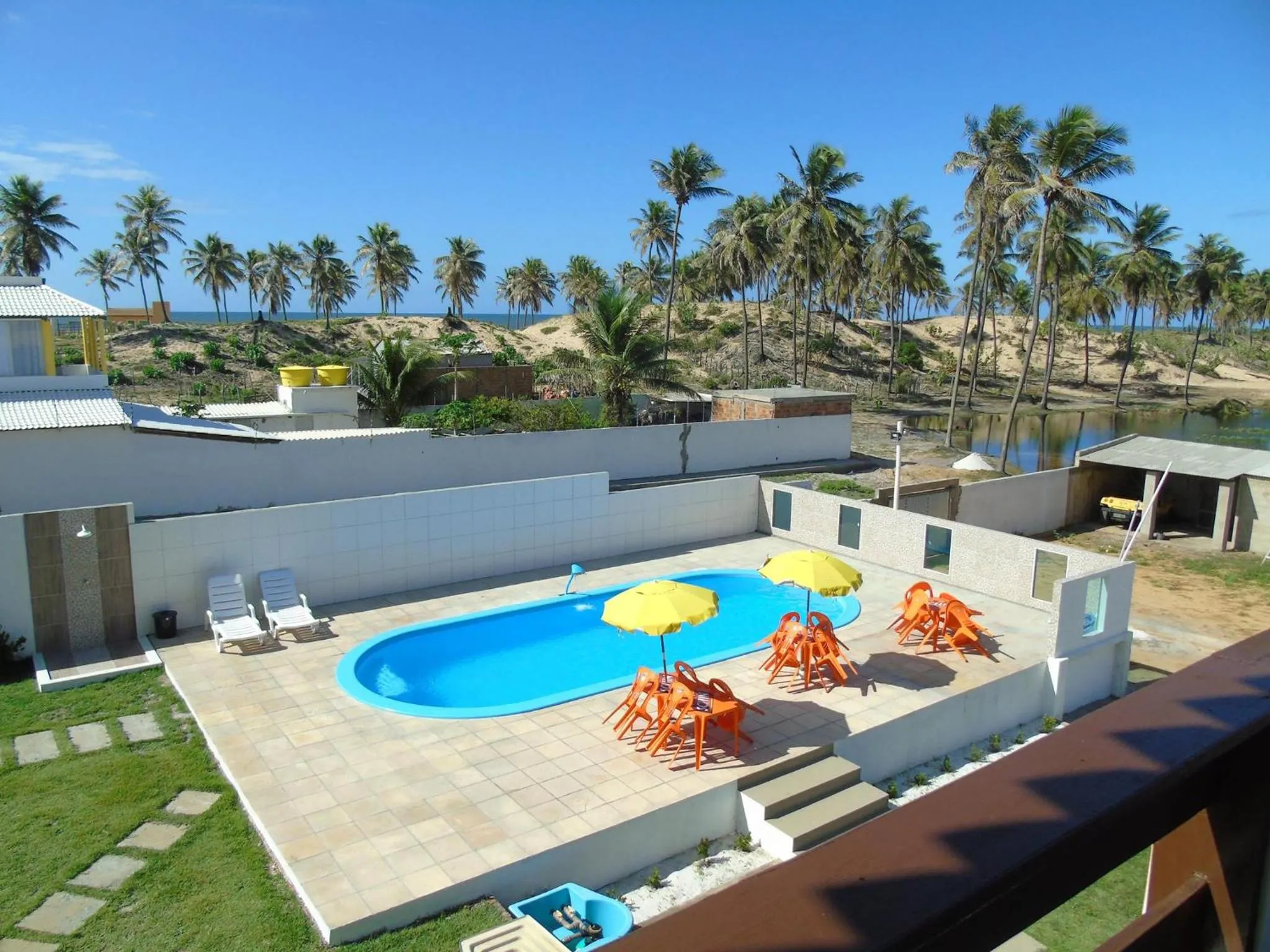 Swimming pool in Pousada Solar Da Lagoa - Baixio BA