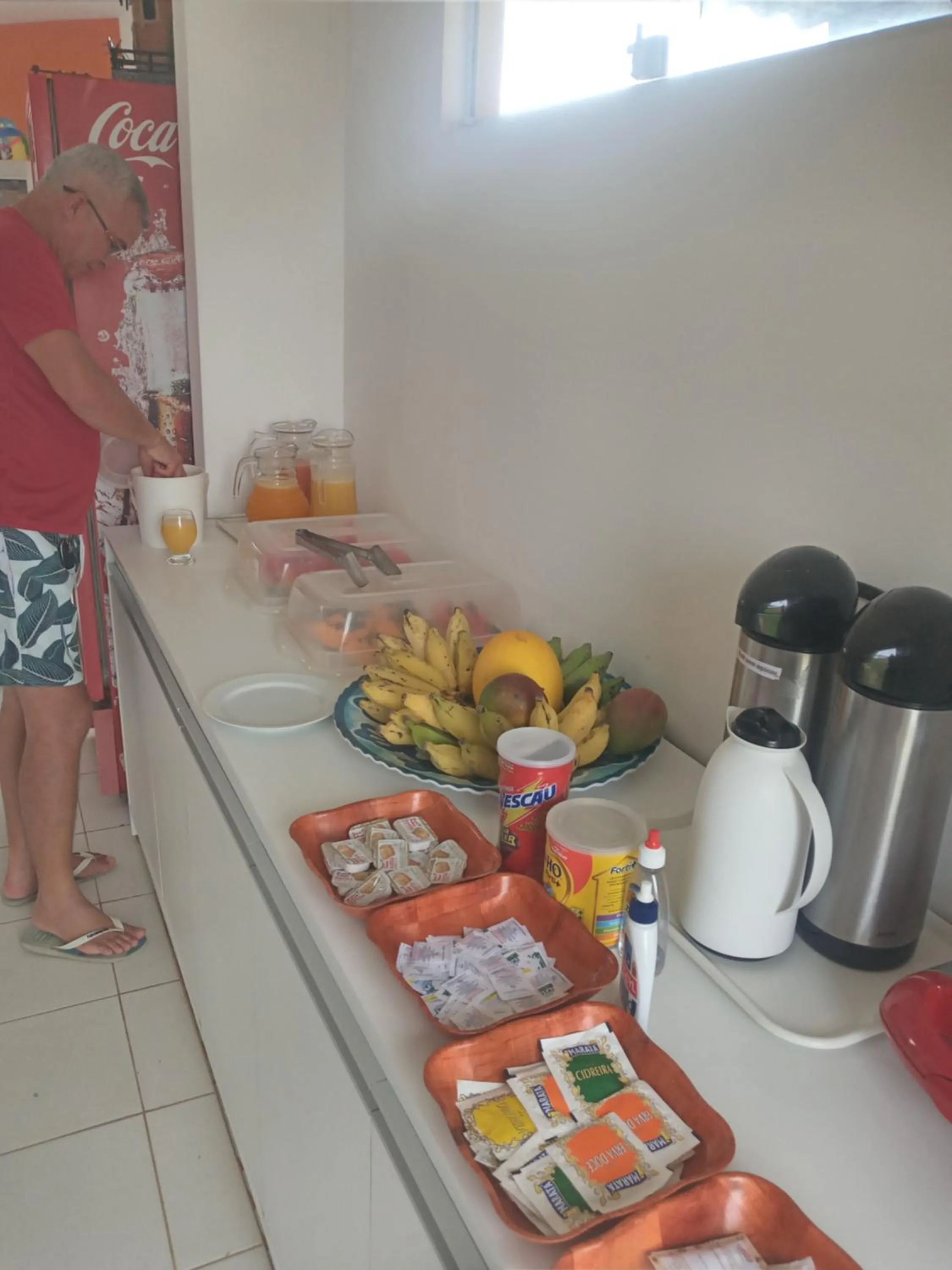 Buffet breakfast in Pousada Solar Da Lagoa - Baixio BA