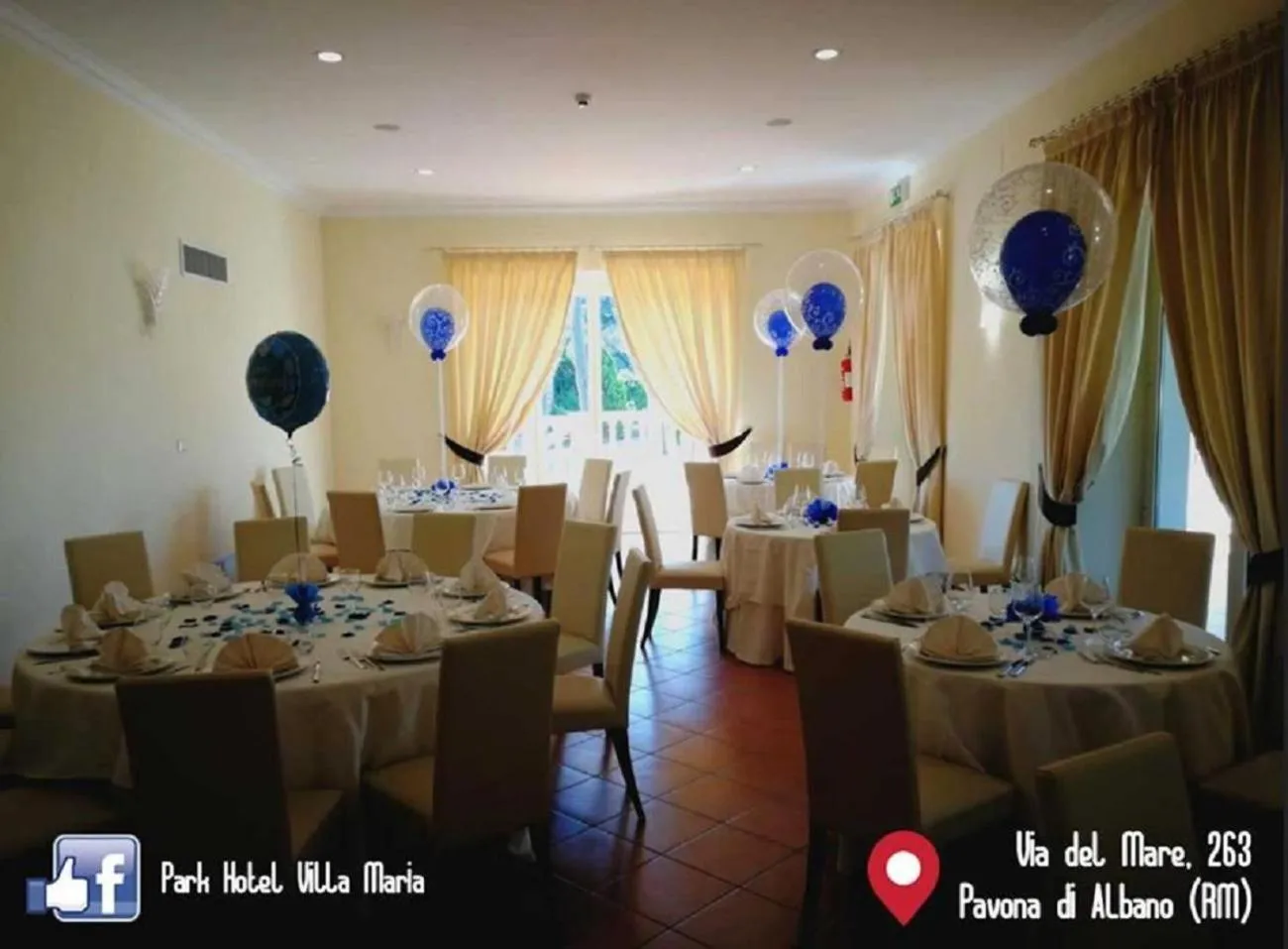 Restaurant/places to eat in Park Hotel Villamaria