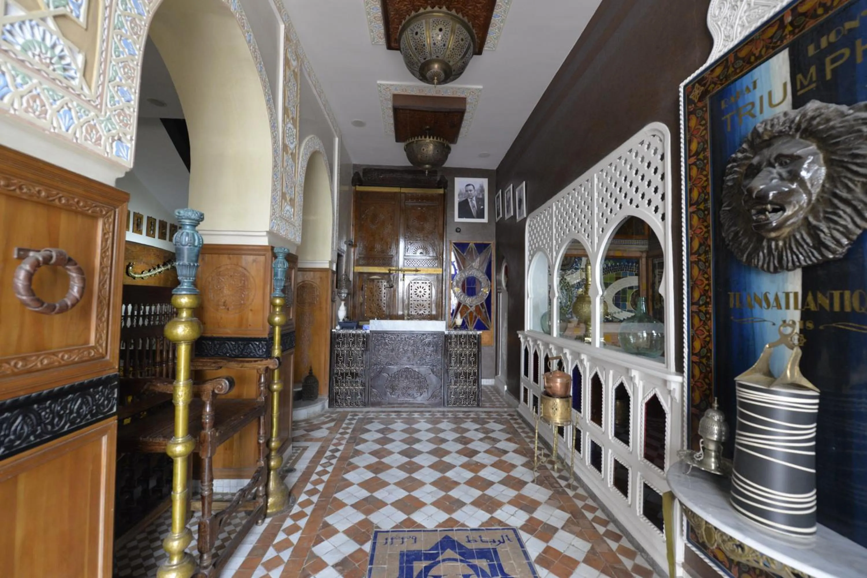 Lobby or reception in Hotel des Oudaias