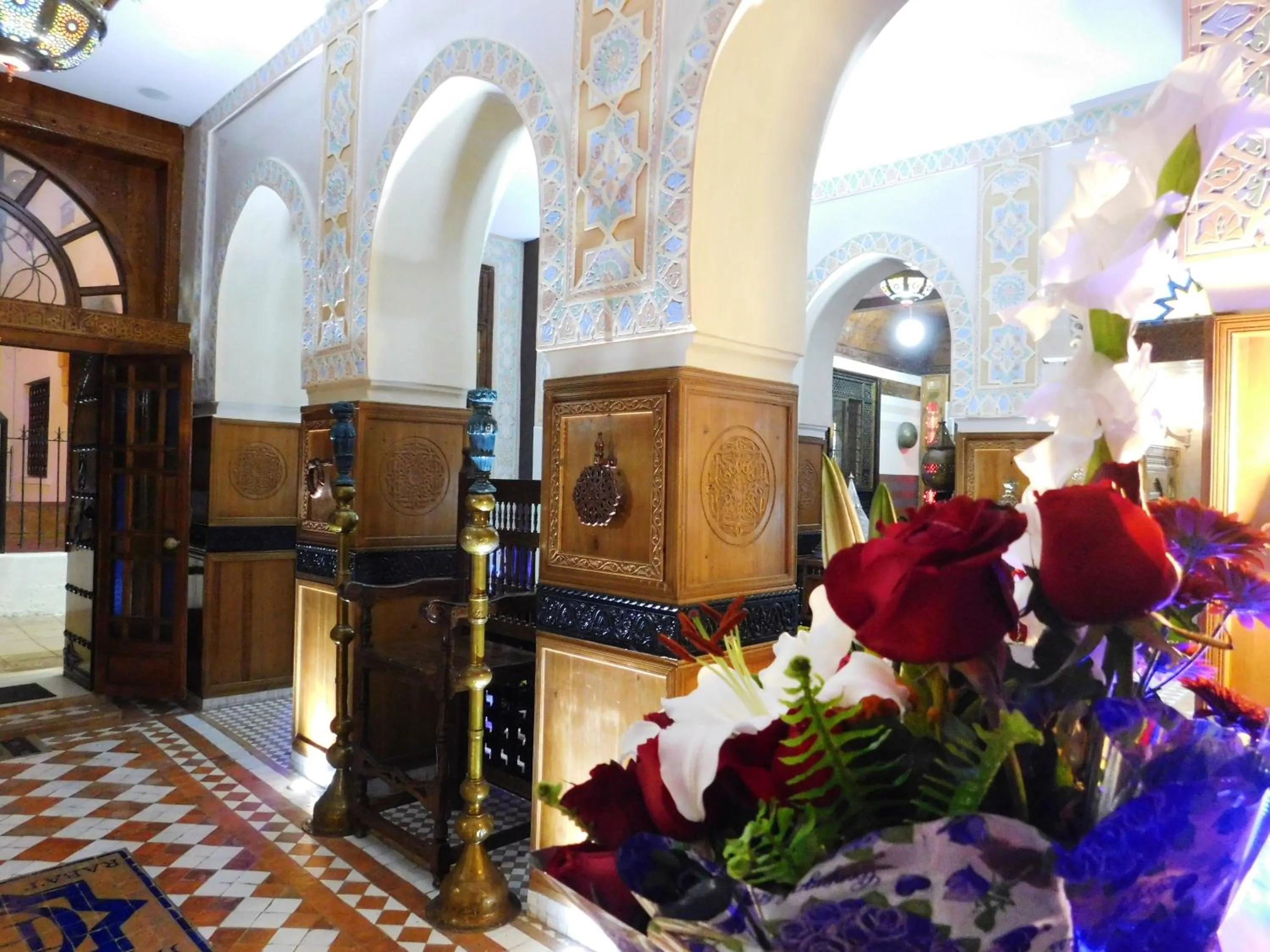 Decorative detail in Hotel des Oudaias