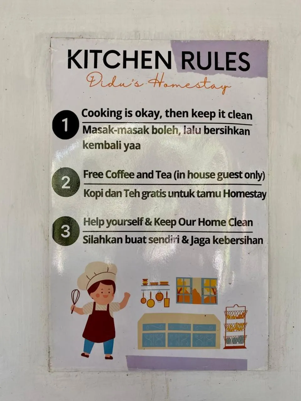 Kitchen or kitchenette in Didu's Homestay Bed & Breakfast