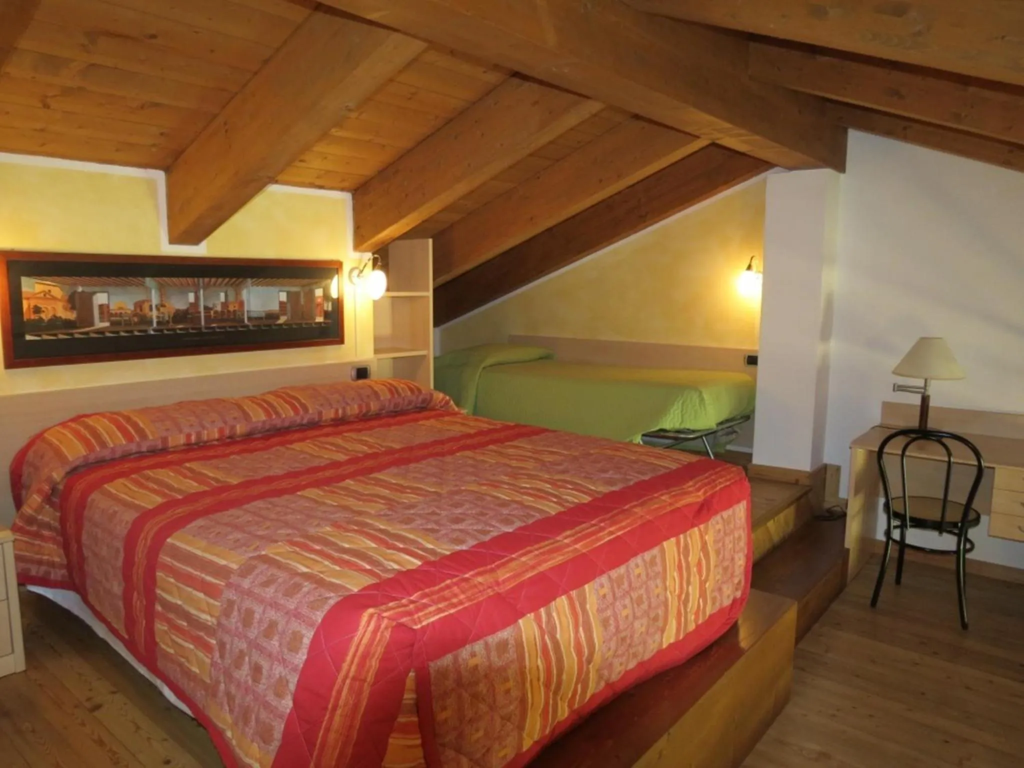 Bed in La Baita D'Oro Ristorante Residence