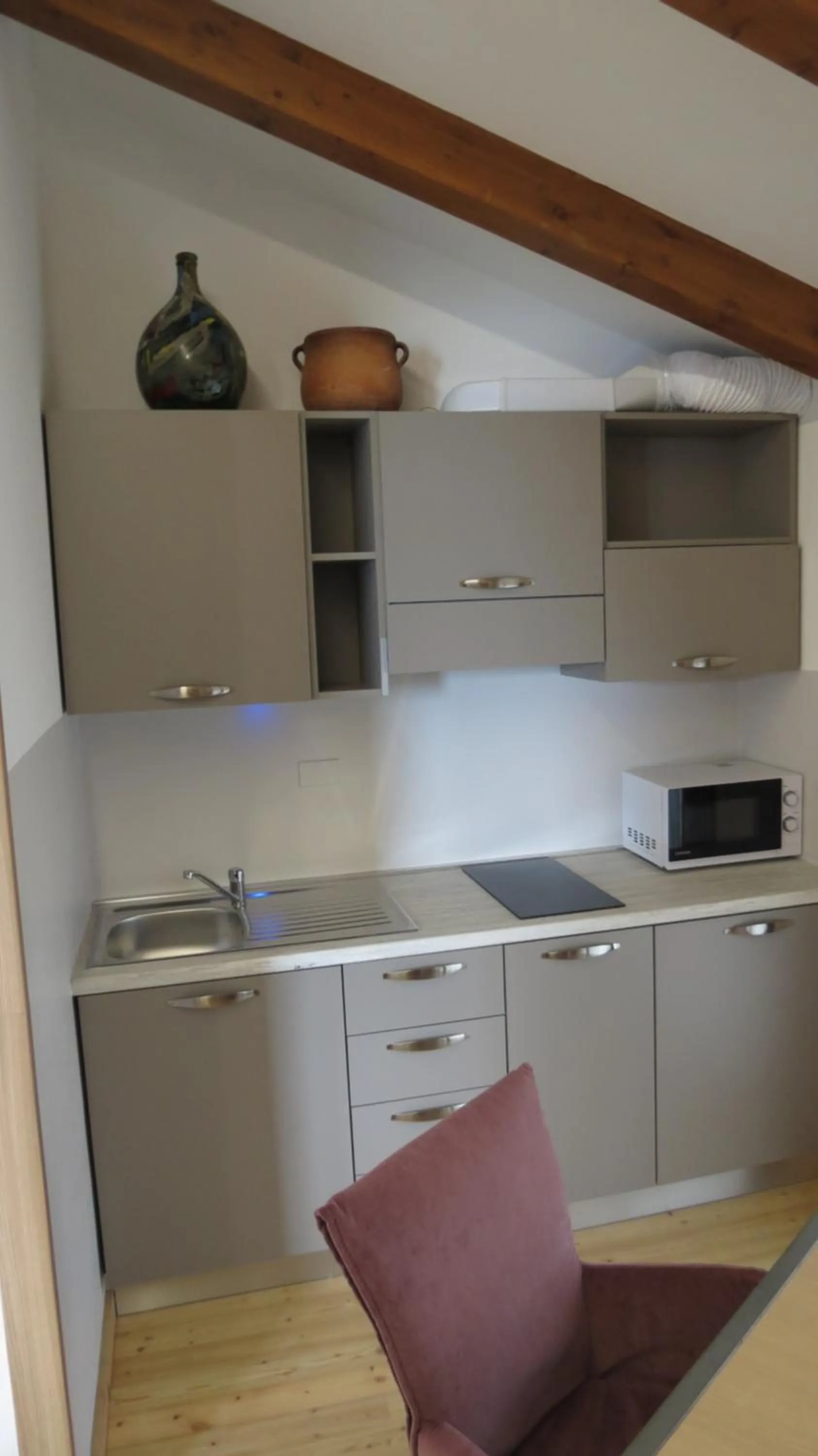 Kitchen or kitchenette in La Baita D'Oro Ristorante Residence