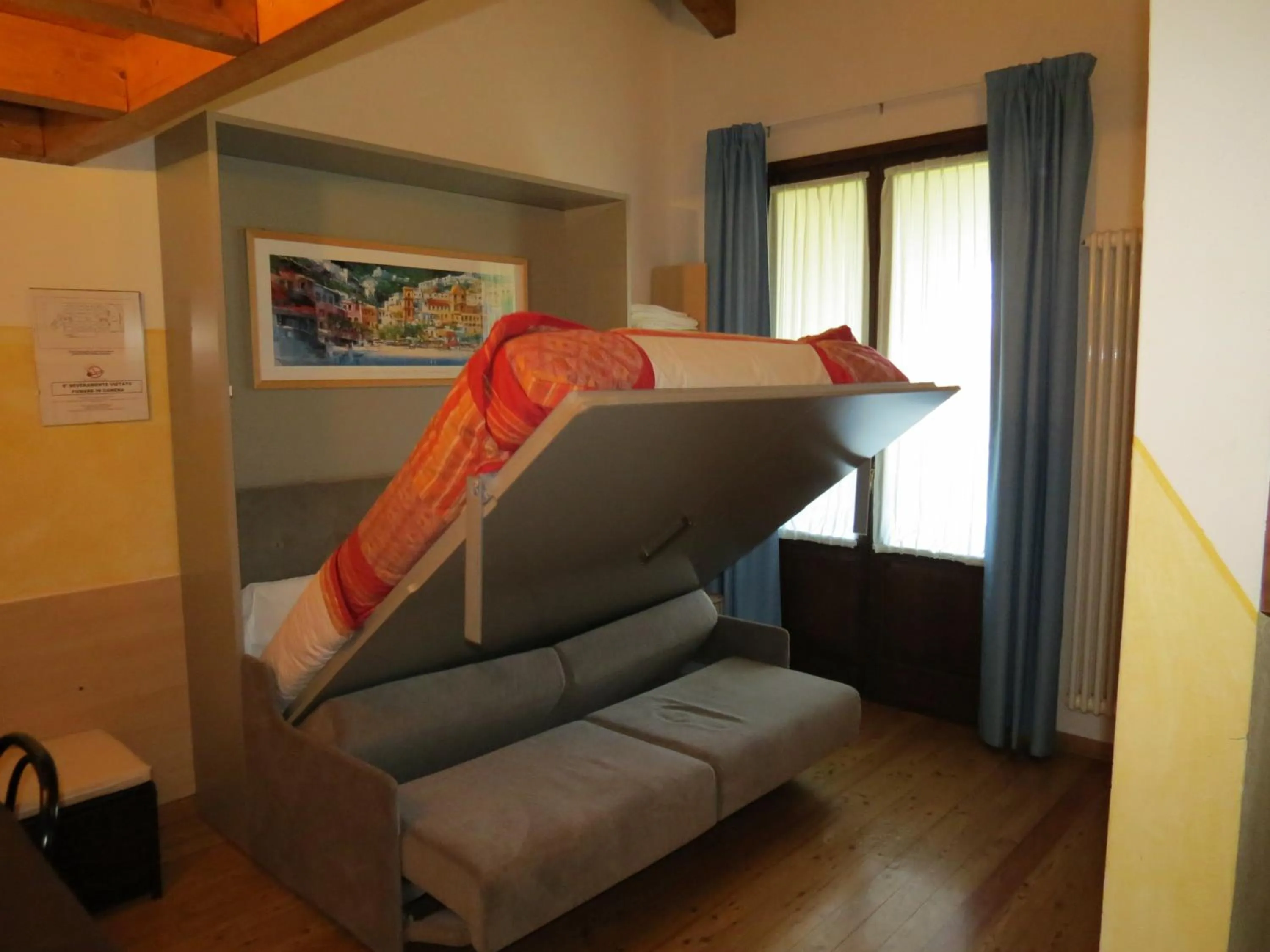 Bed in La Baita D'Oro Ristorante Residence