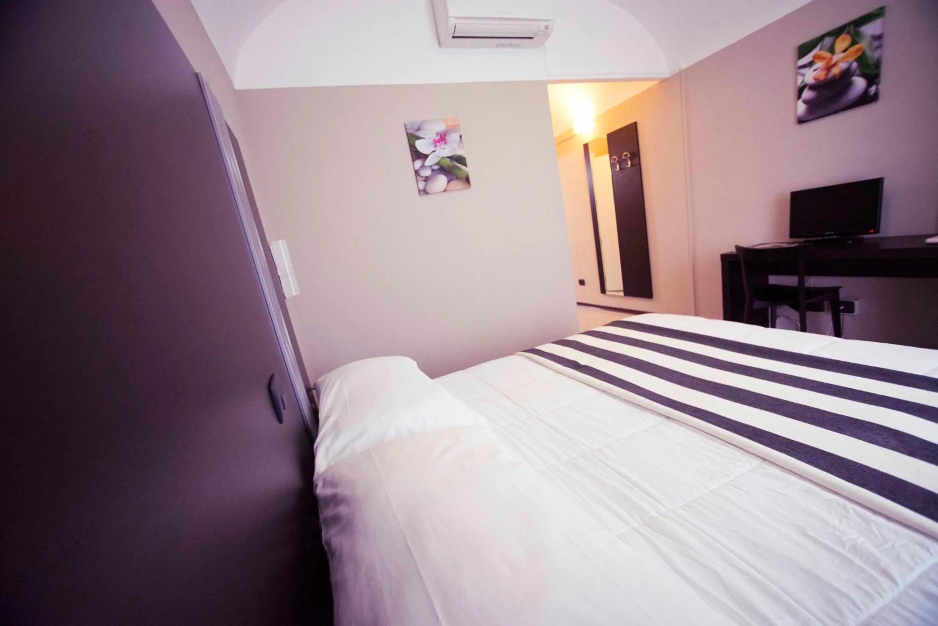 Bed in Hotel Principe