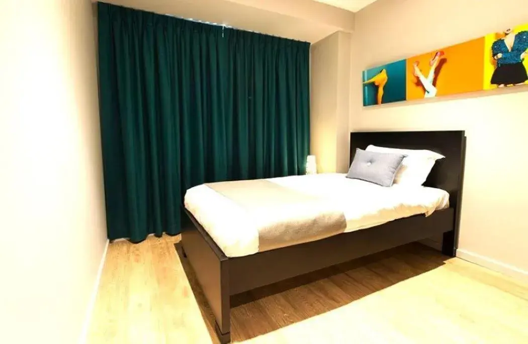 View (from property/room), Bed in Hotel Sarawan View (from property/room), Bed in Hotel Sarawan