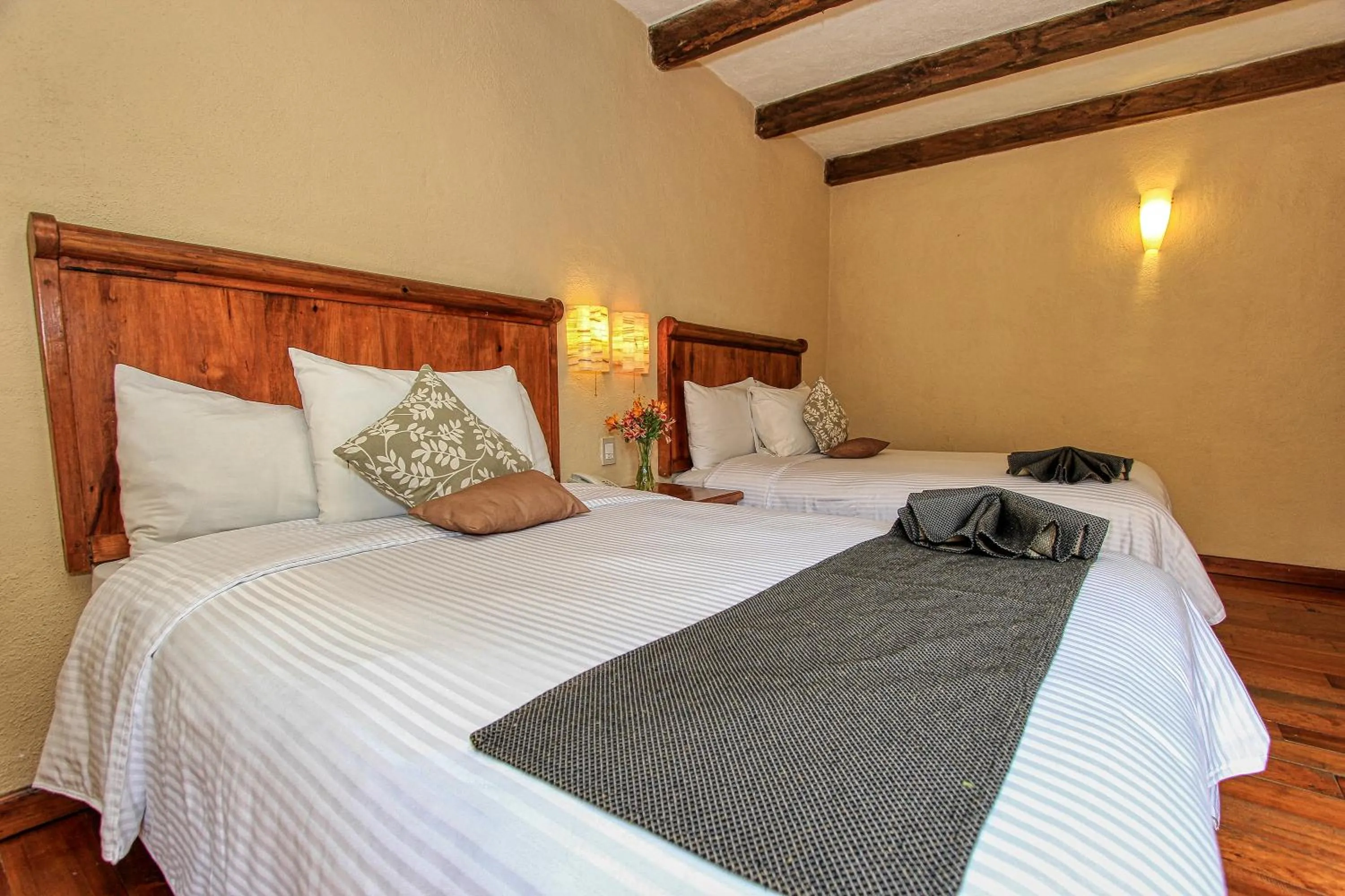 Bed in Hotel San Marcos