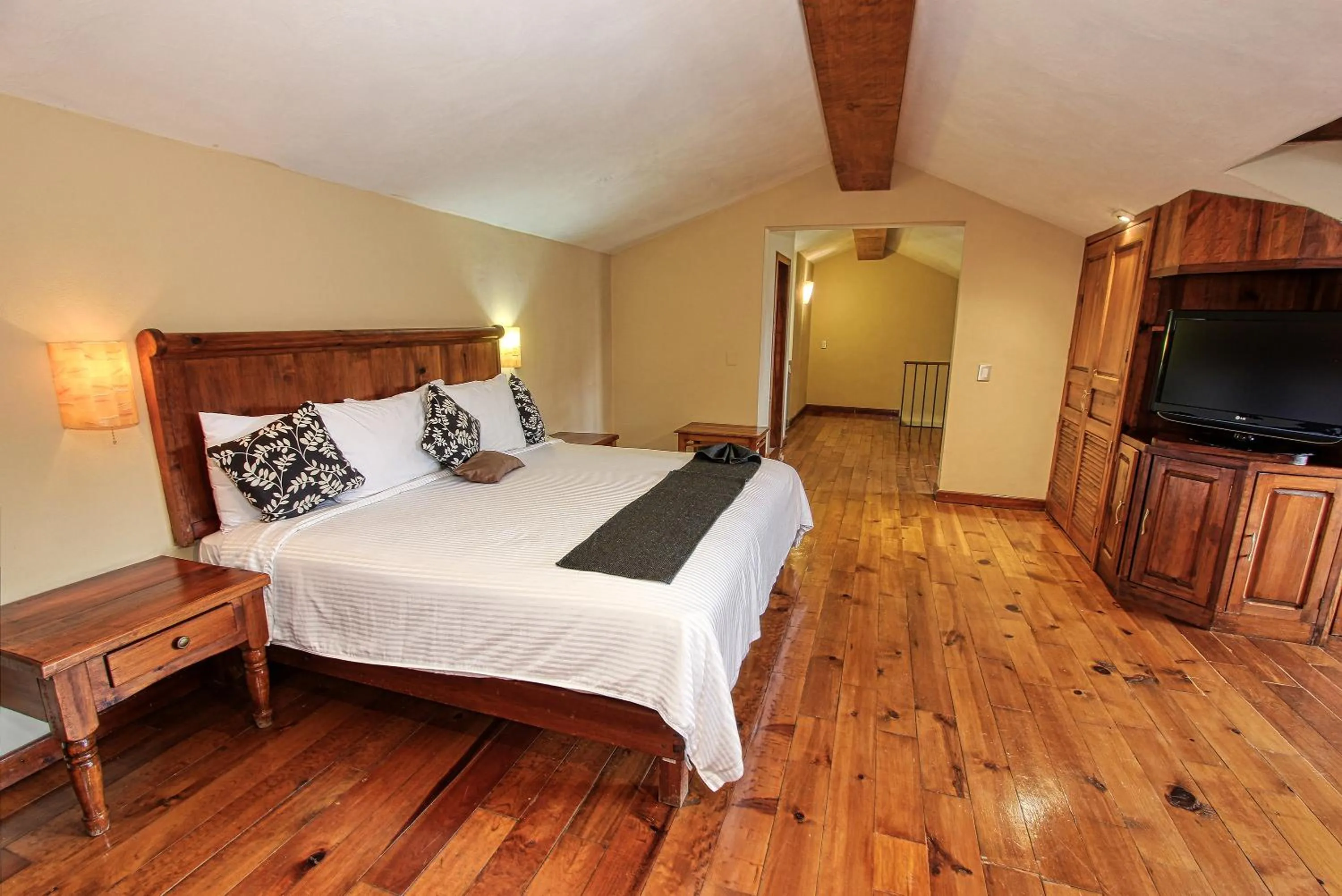 Bed in Hotel San Marcos