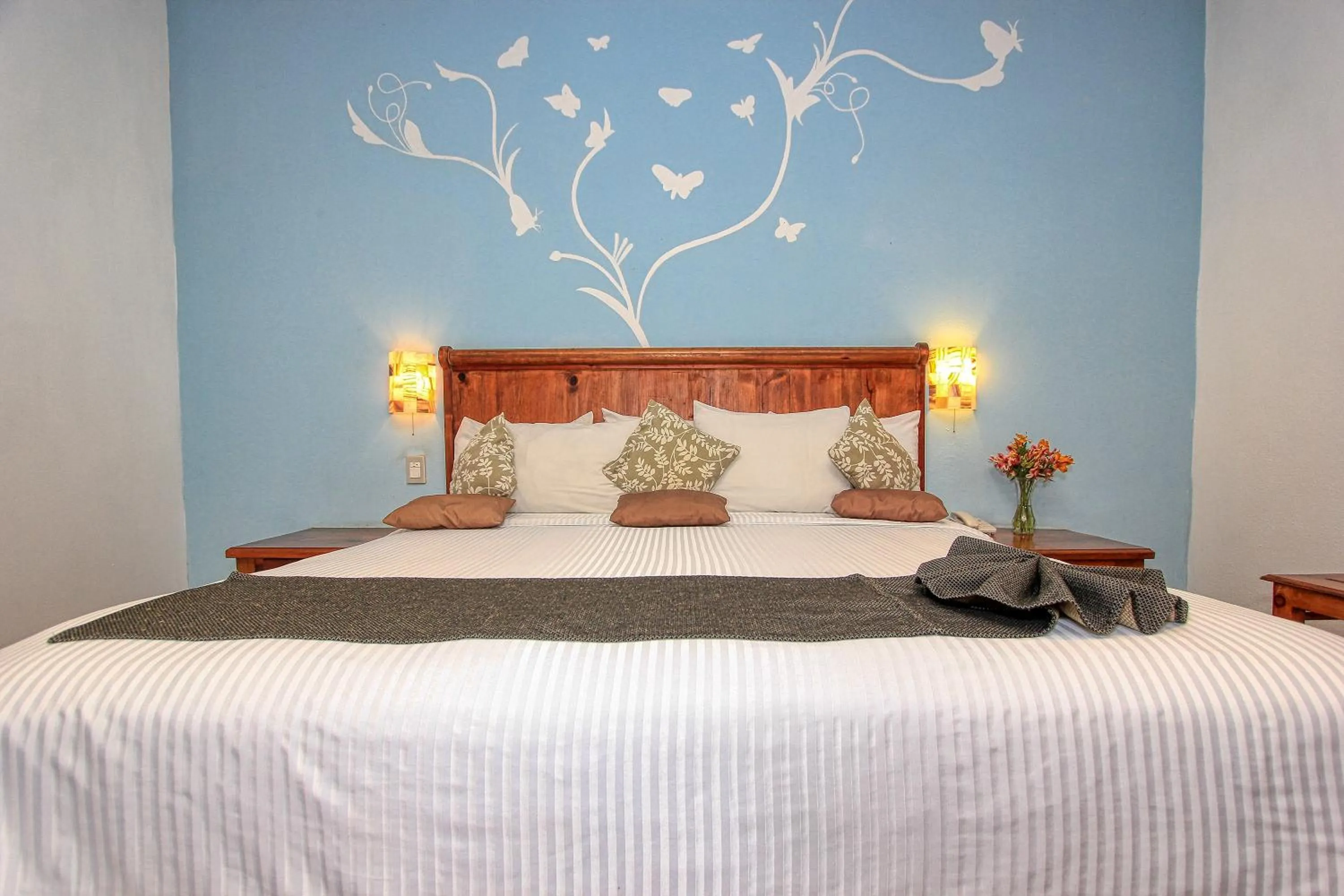 Bed in Hotel San Marcos