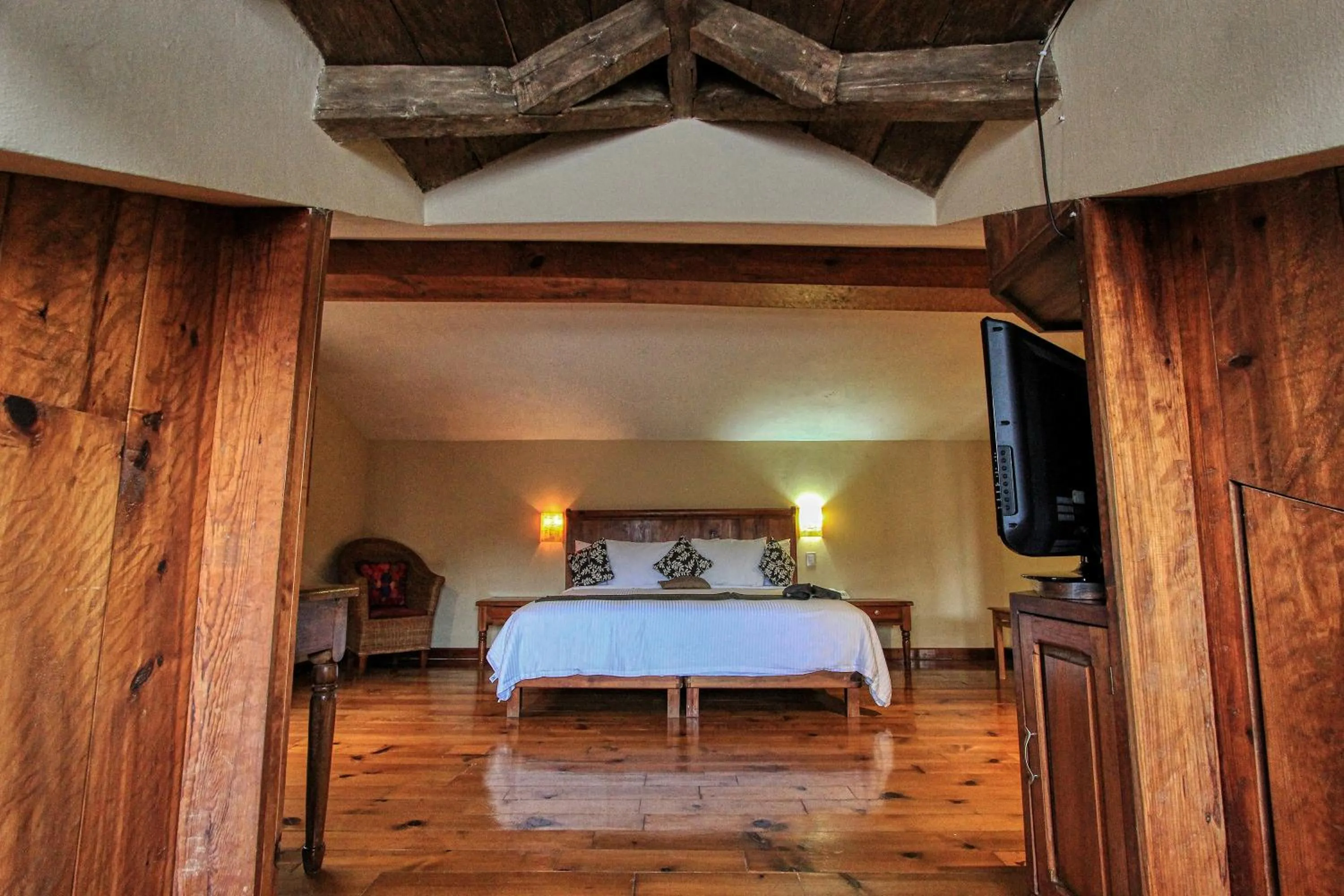 Bed in Hotel San Marcos