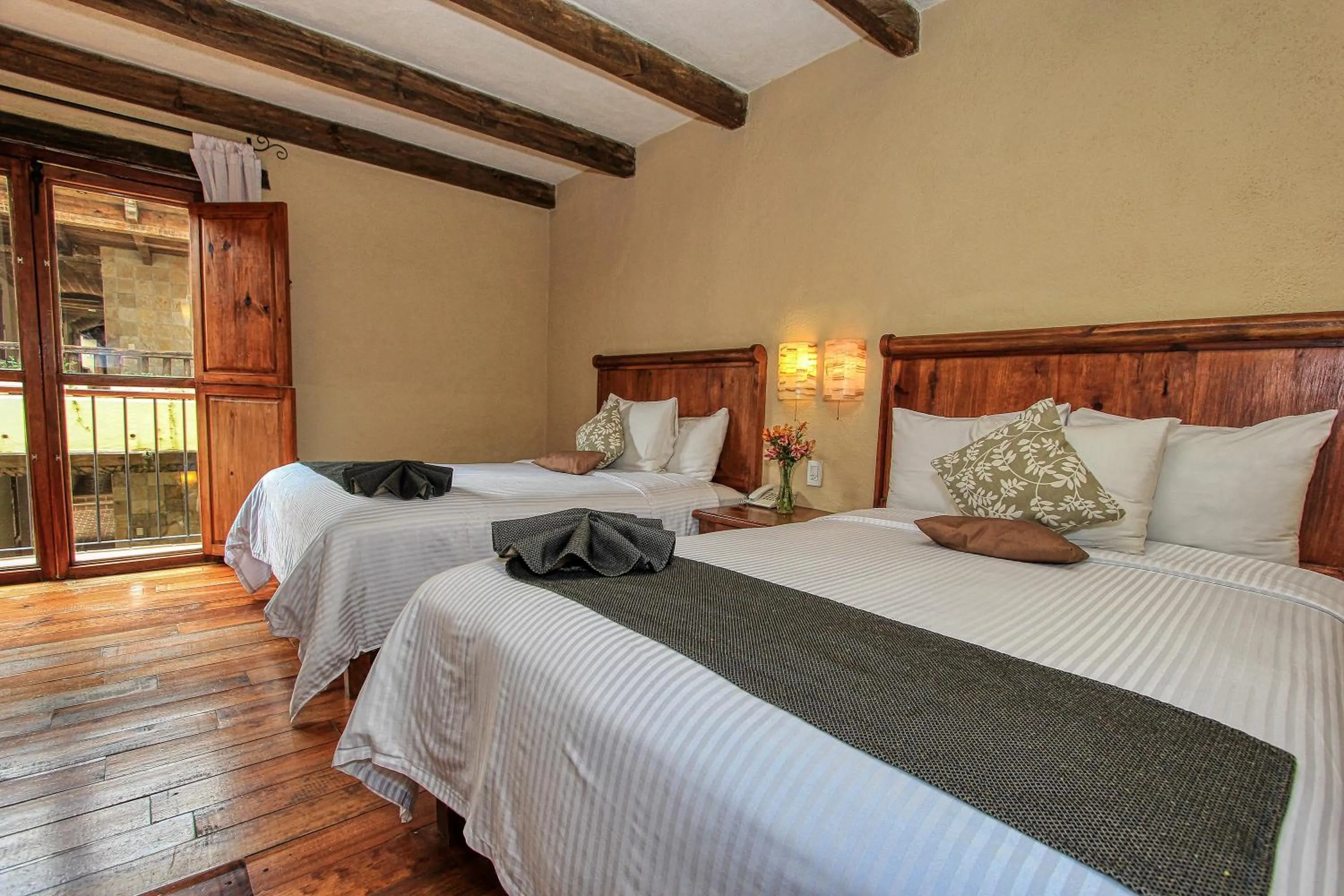 Bedroom, Bed in Hotel San Marcos