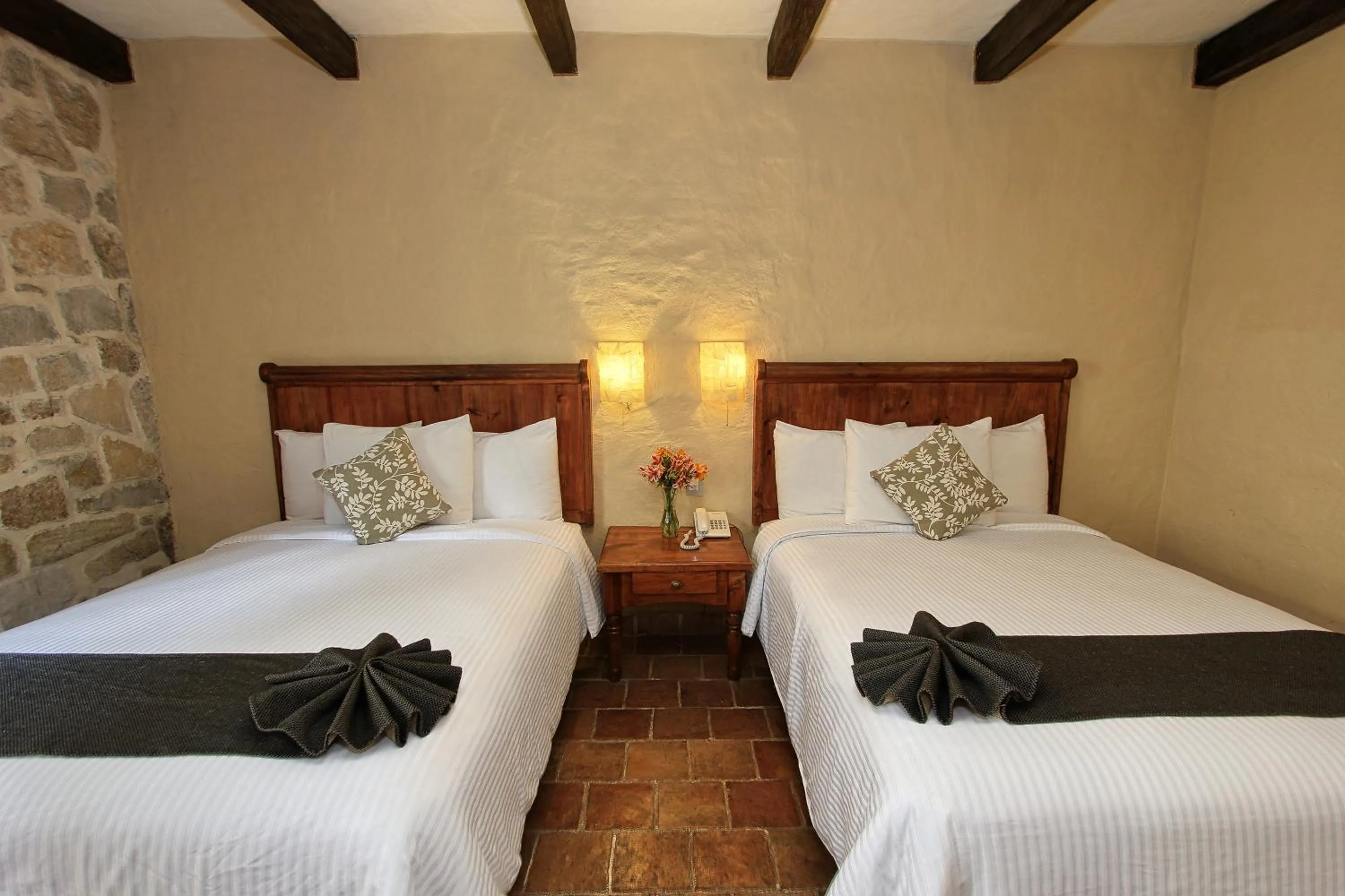 Bed in Hotel San Marcos