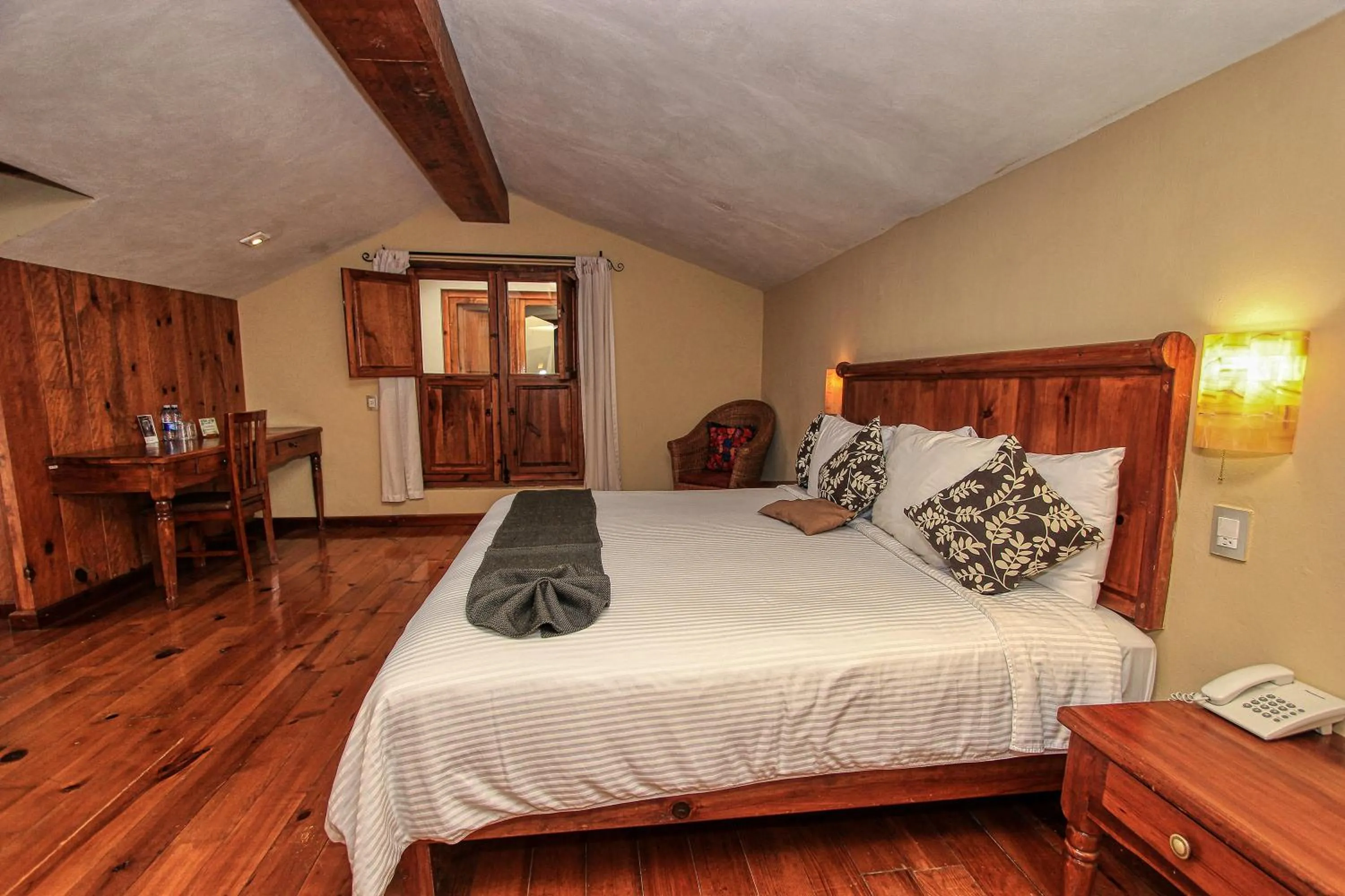 Bed in Hotel San Marcos