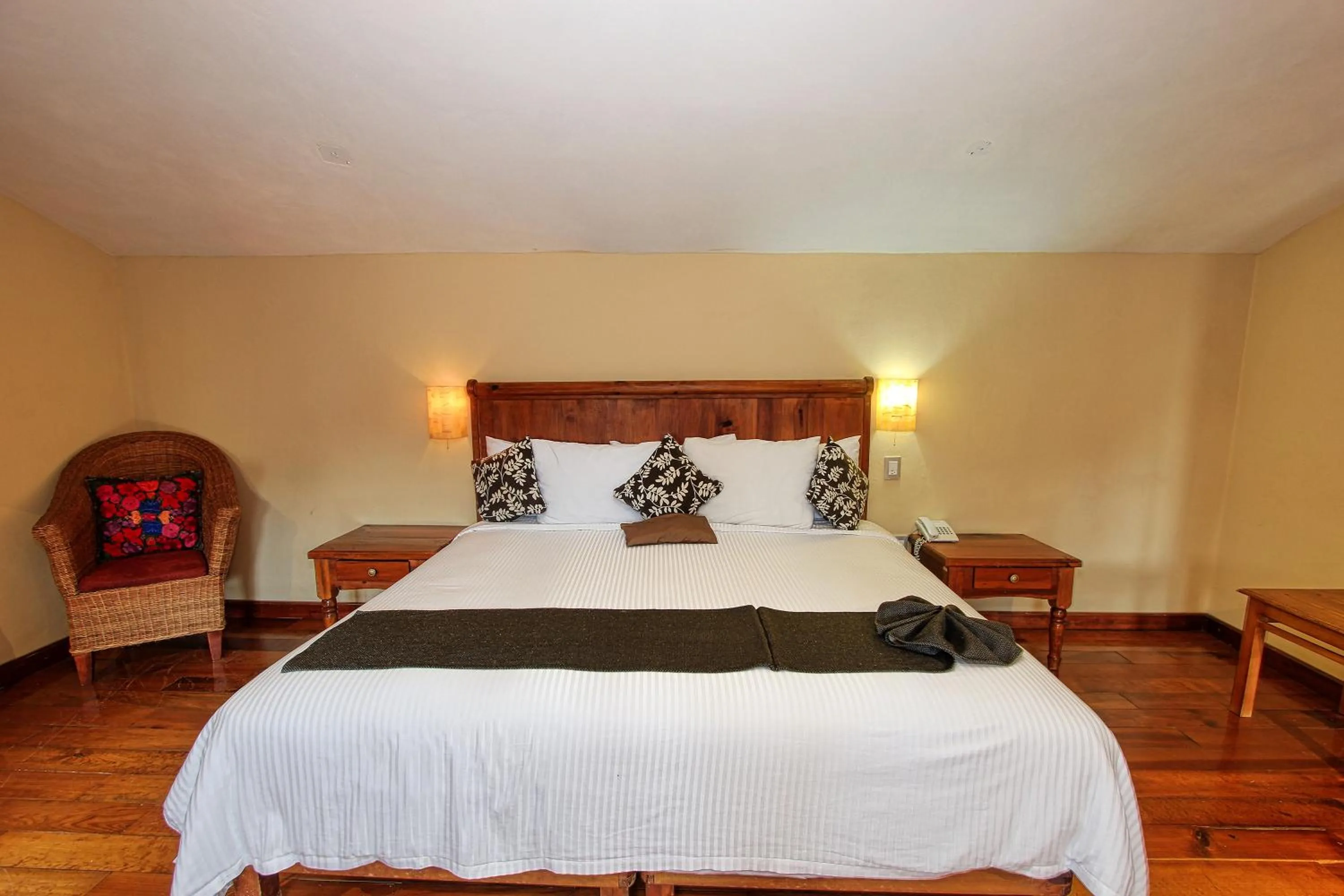 Bed in Hotel San Marcos