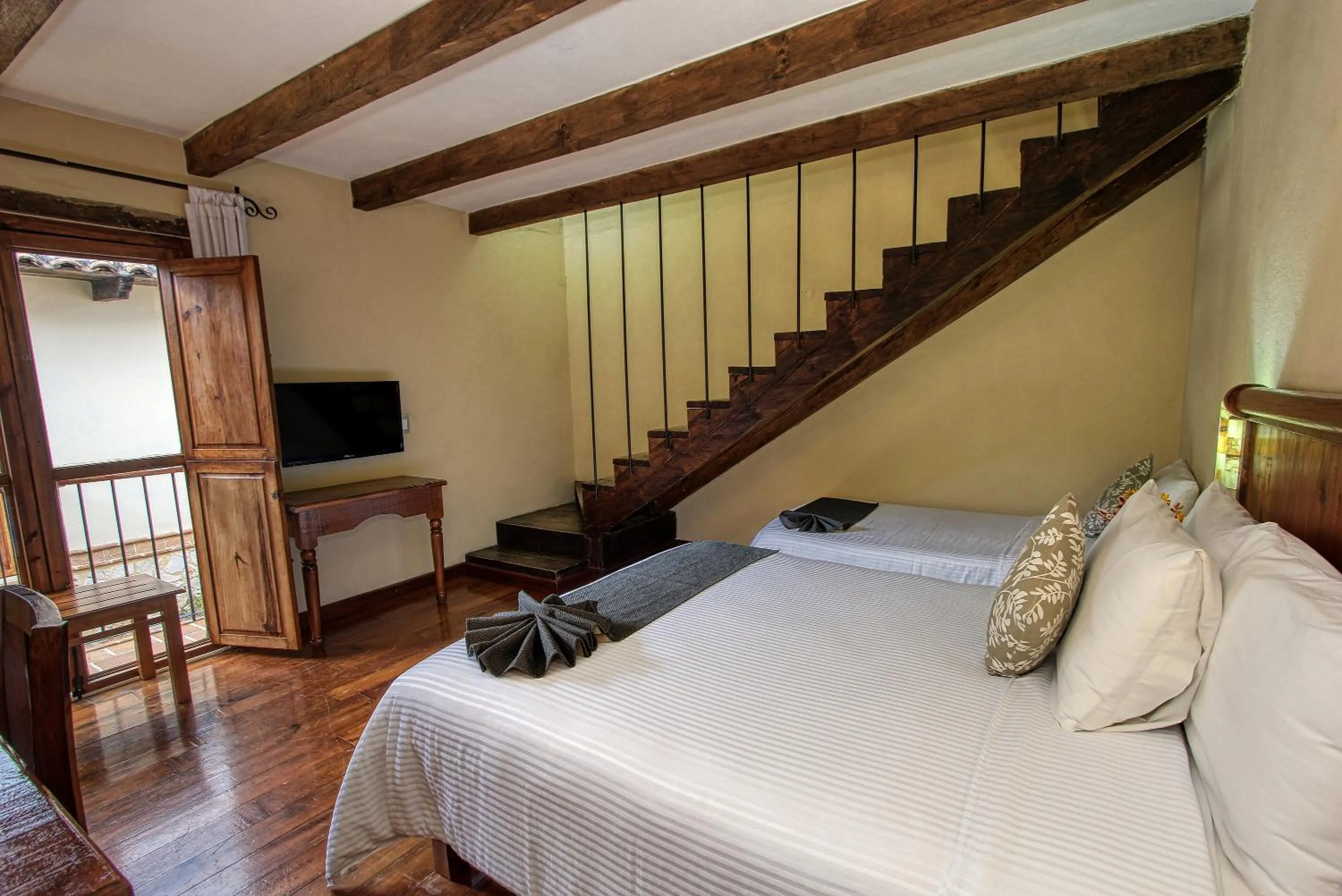 Bed in Hotel San Marcos