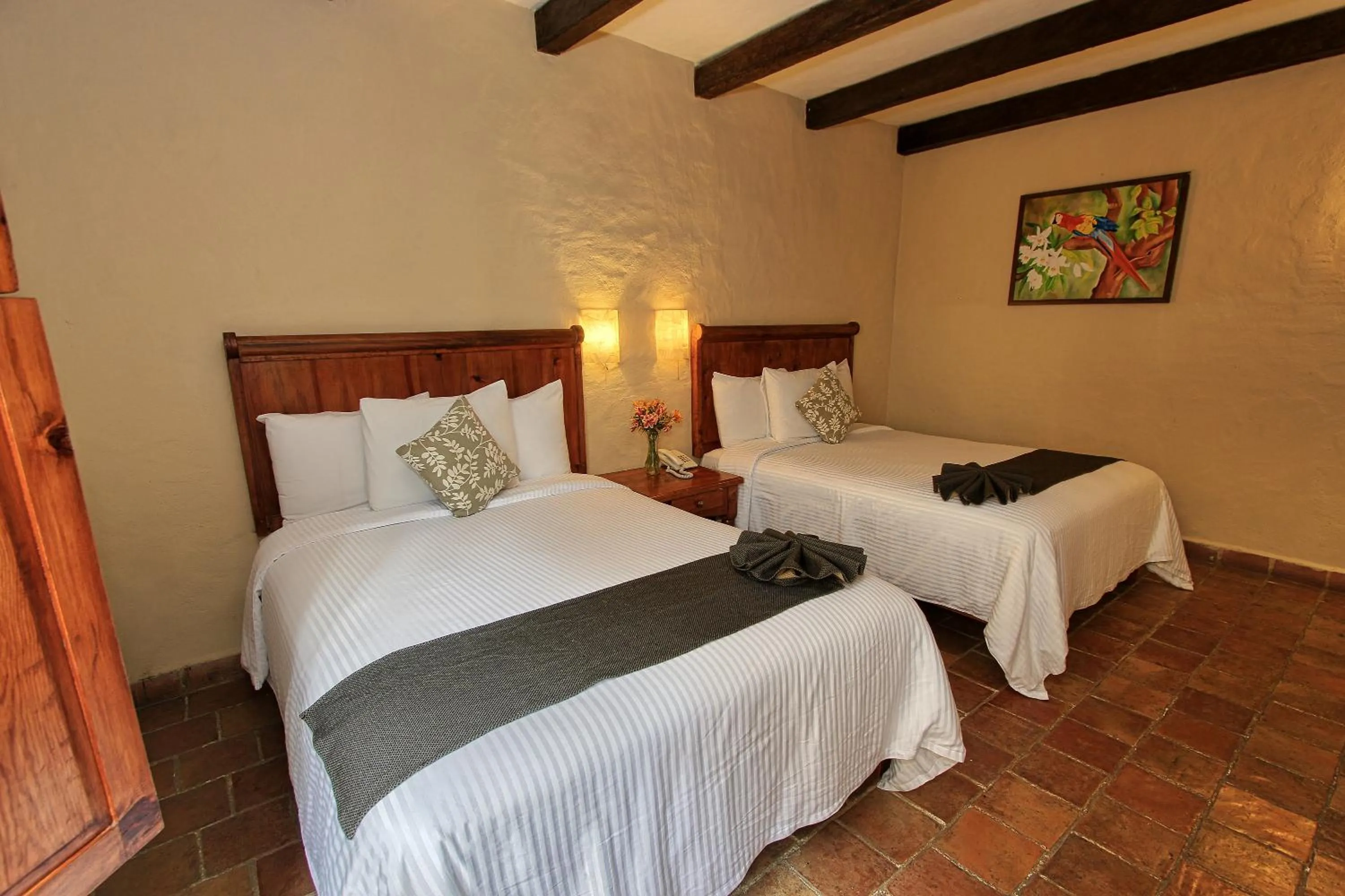 Bed in Hotel San Marcos