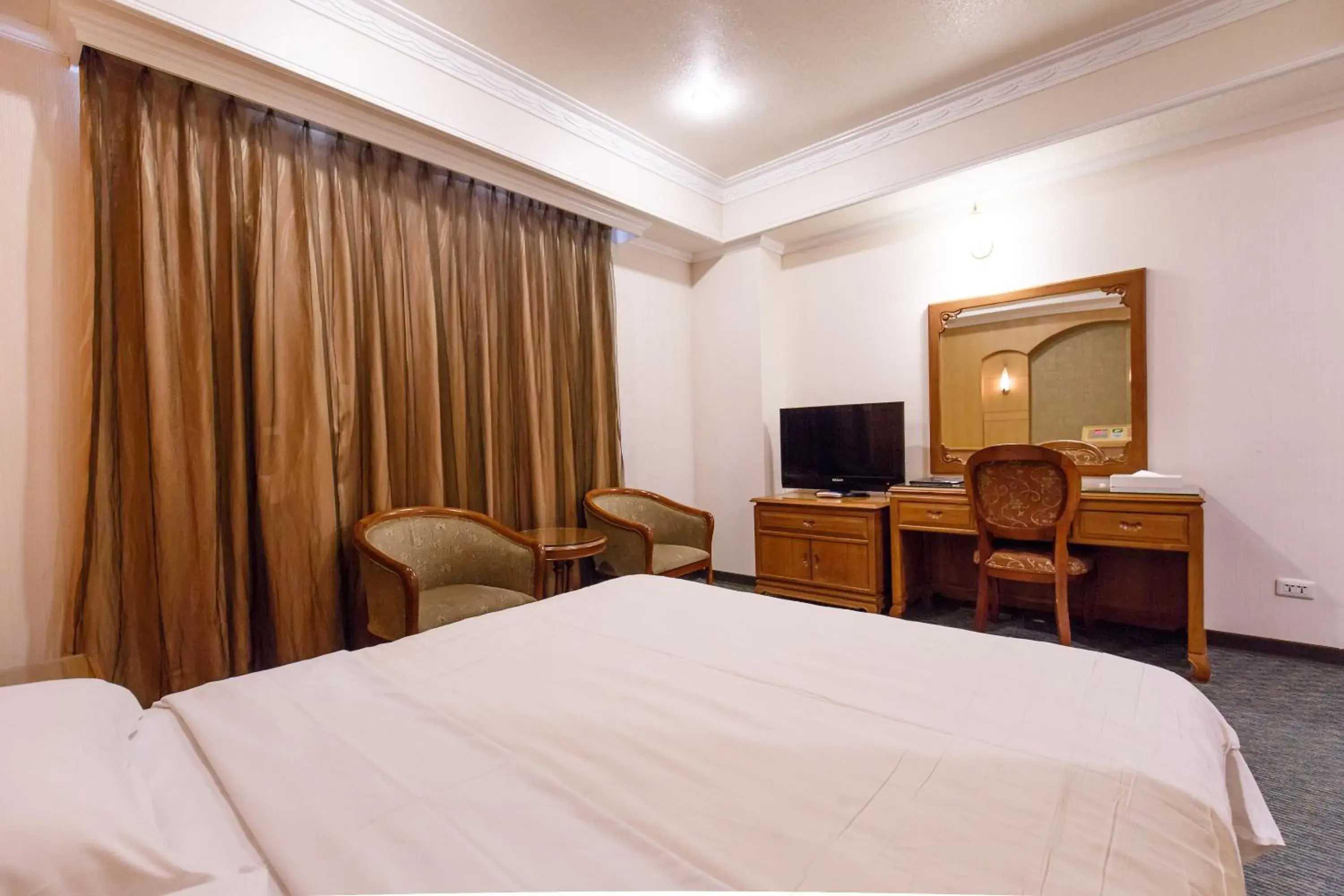 Decorative detail, Bed in Champion Hotel Decorative detail, Bed in Champion Hotel