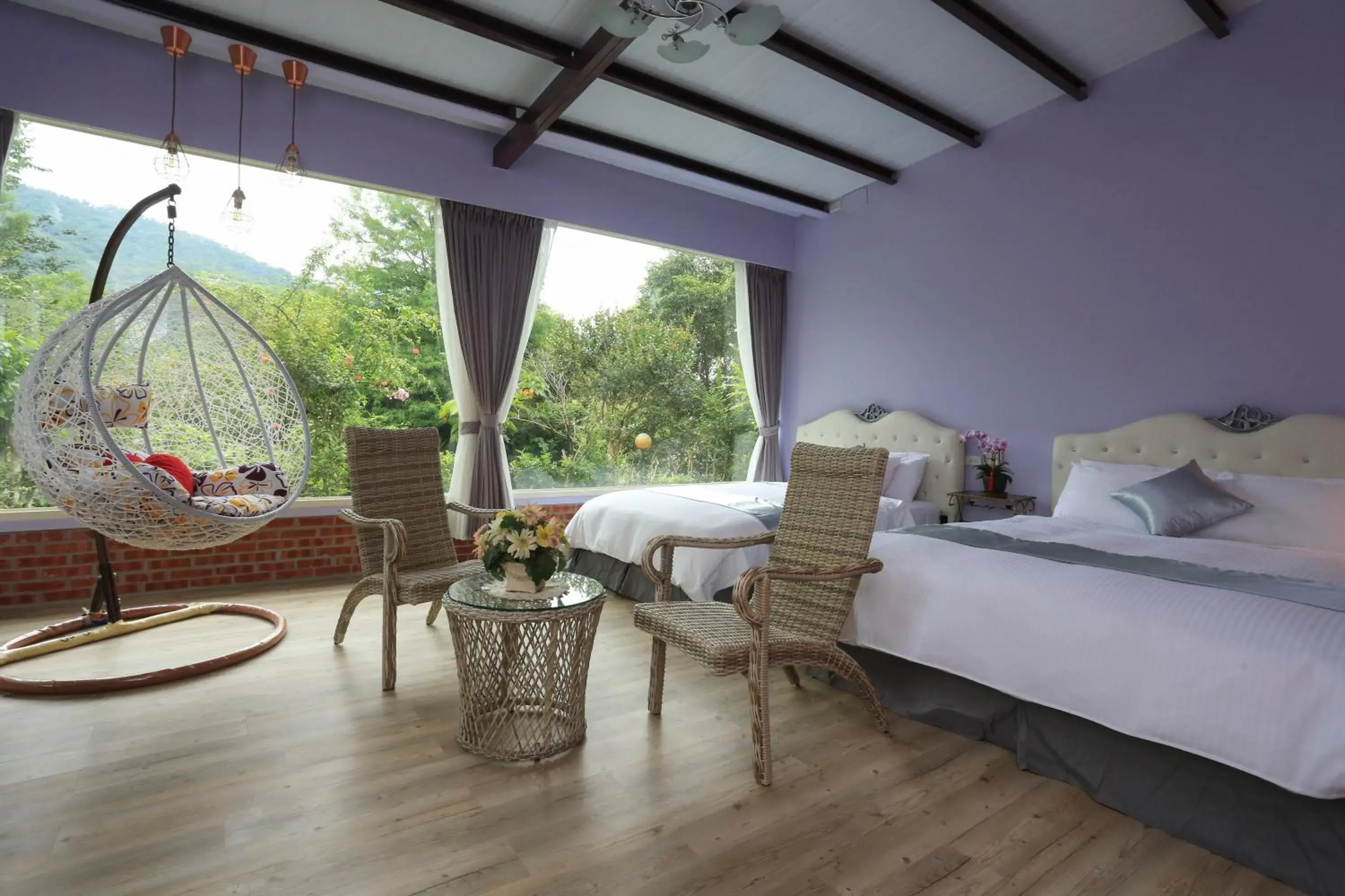 Triple Room with Mountain View in Zhen Shan Zhuang B&B Triple Room with Mountain View in Zhen Shan Zhuang B&B