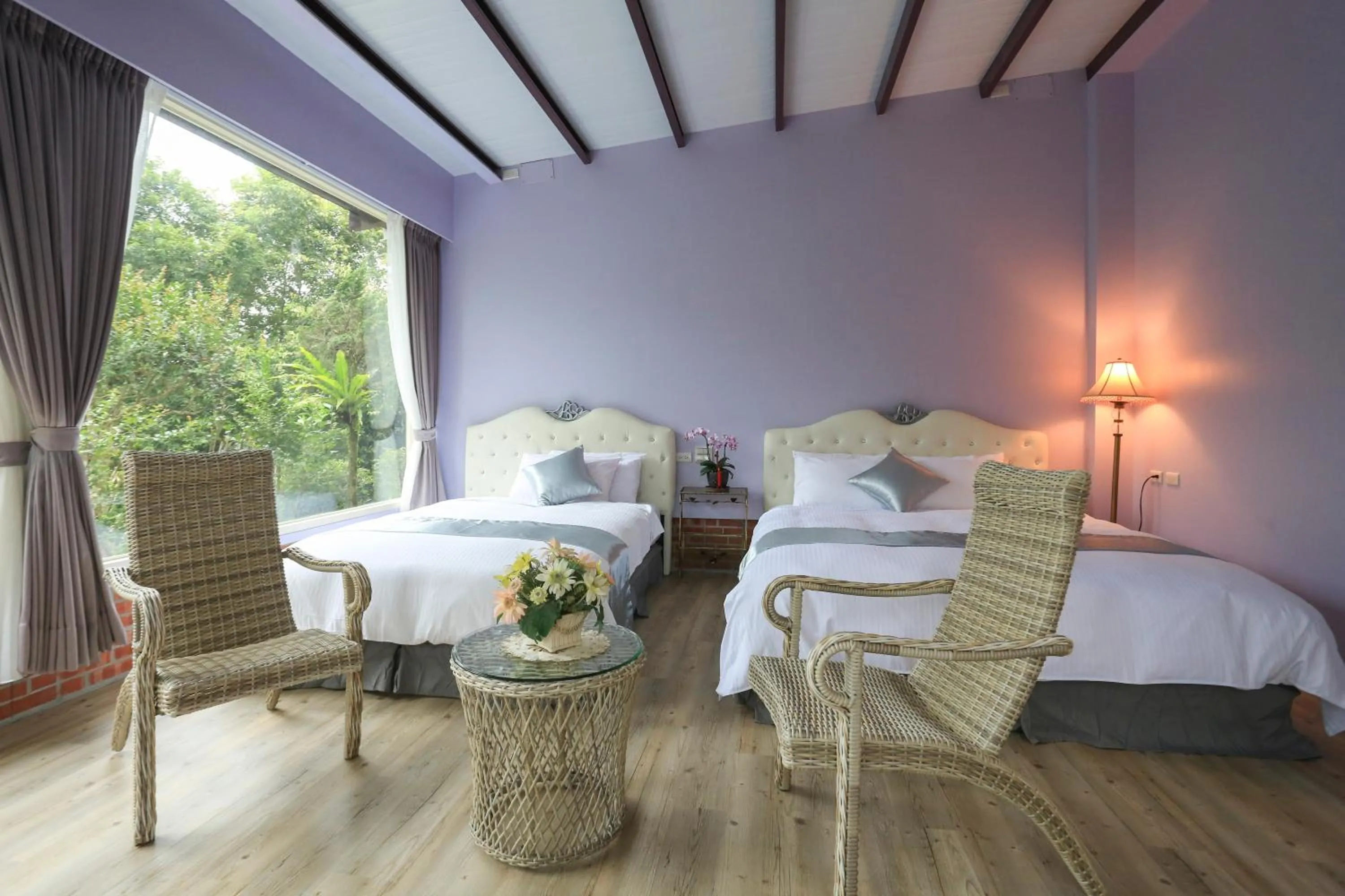 Triple Room with Mountain View in Zhen Shan Zhuang B&B