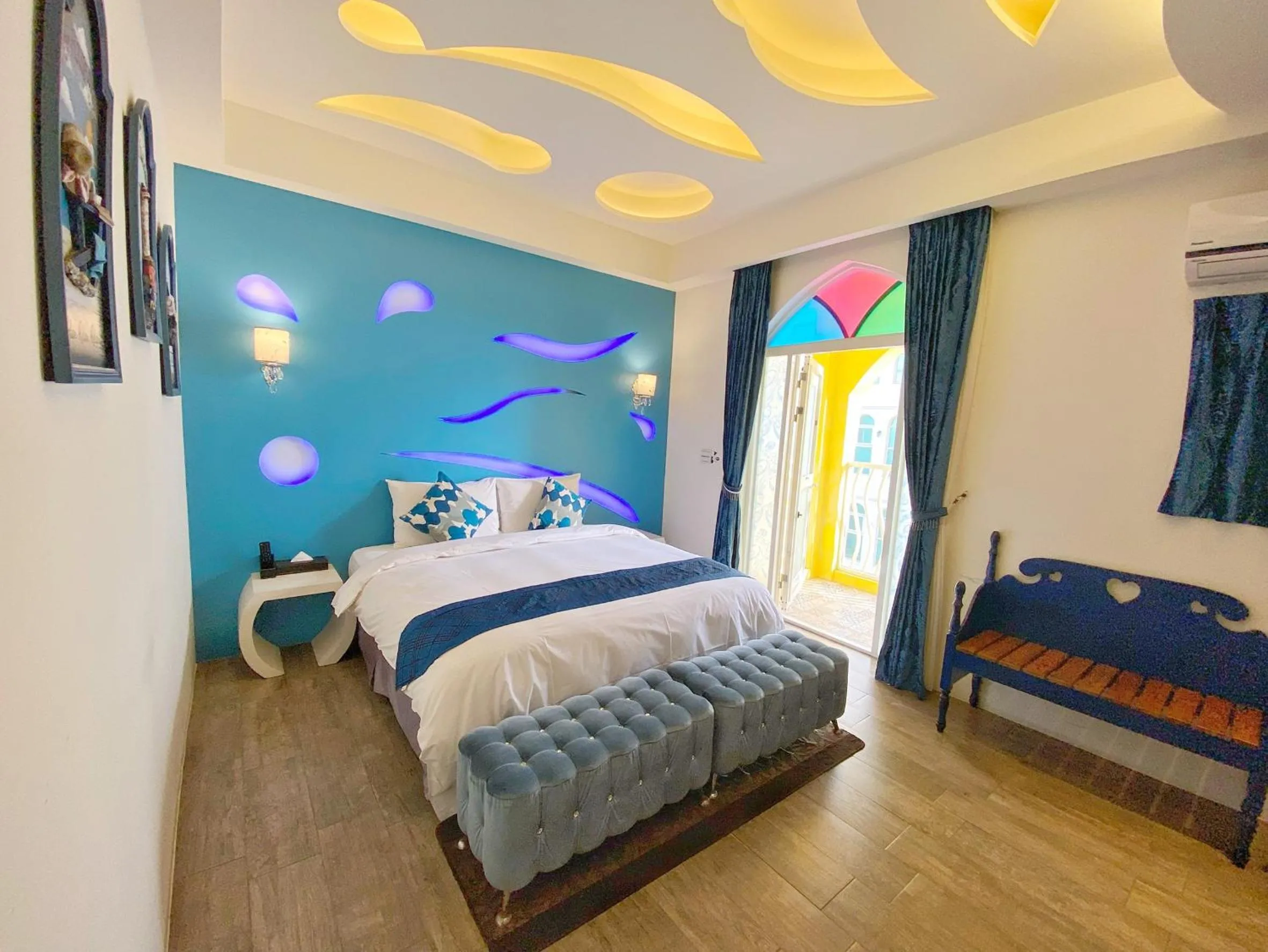 Deluxe Double Room with Balcony in Dream Ocean View B&B
