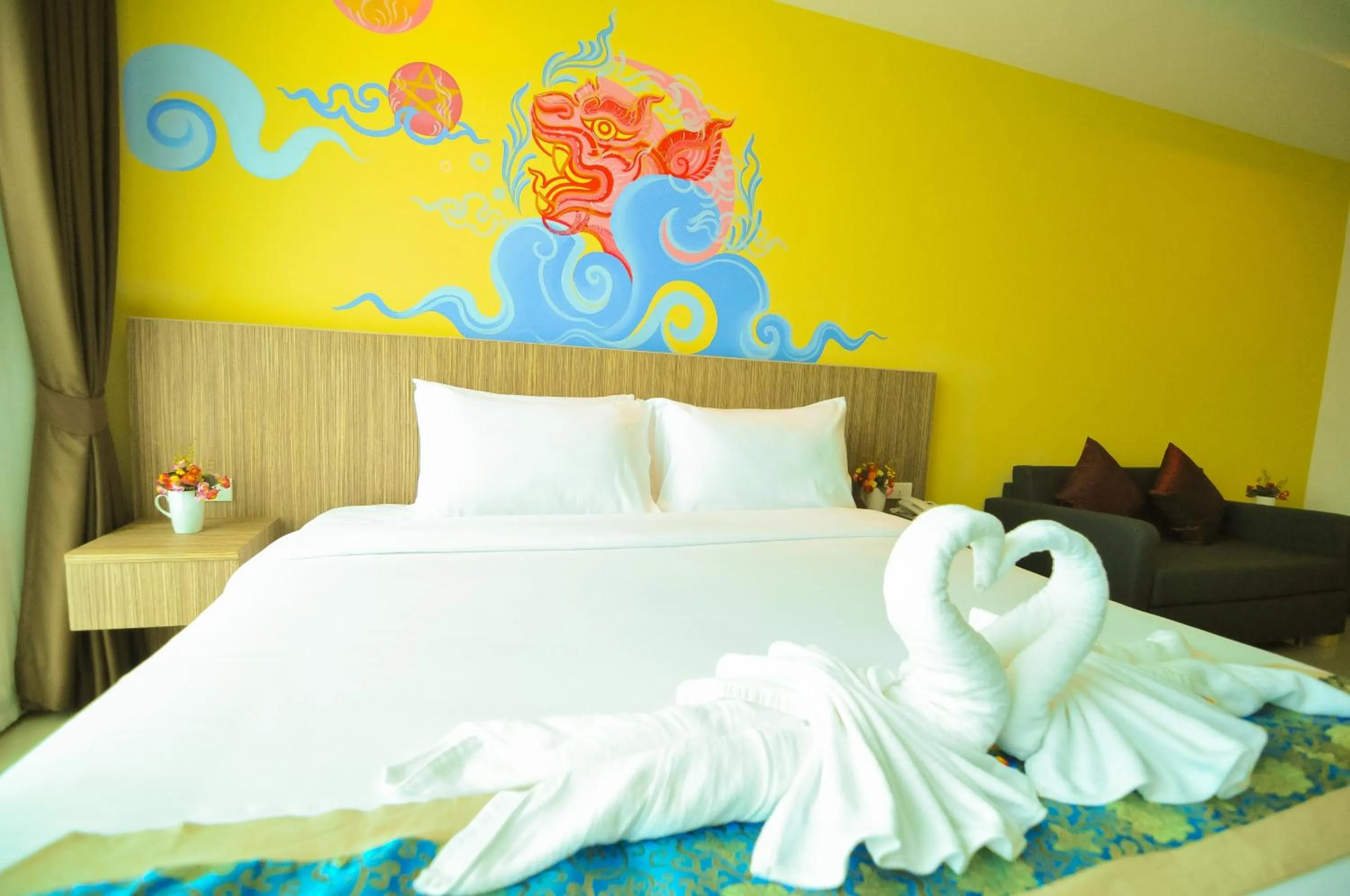 Photo of the whole room, Bed in The Sila Hotel