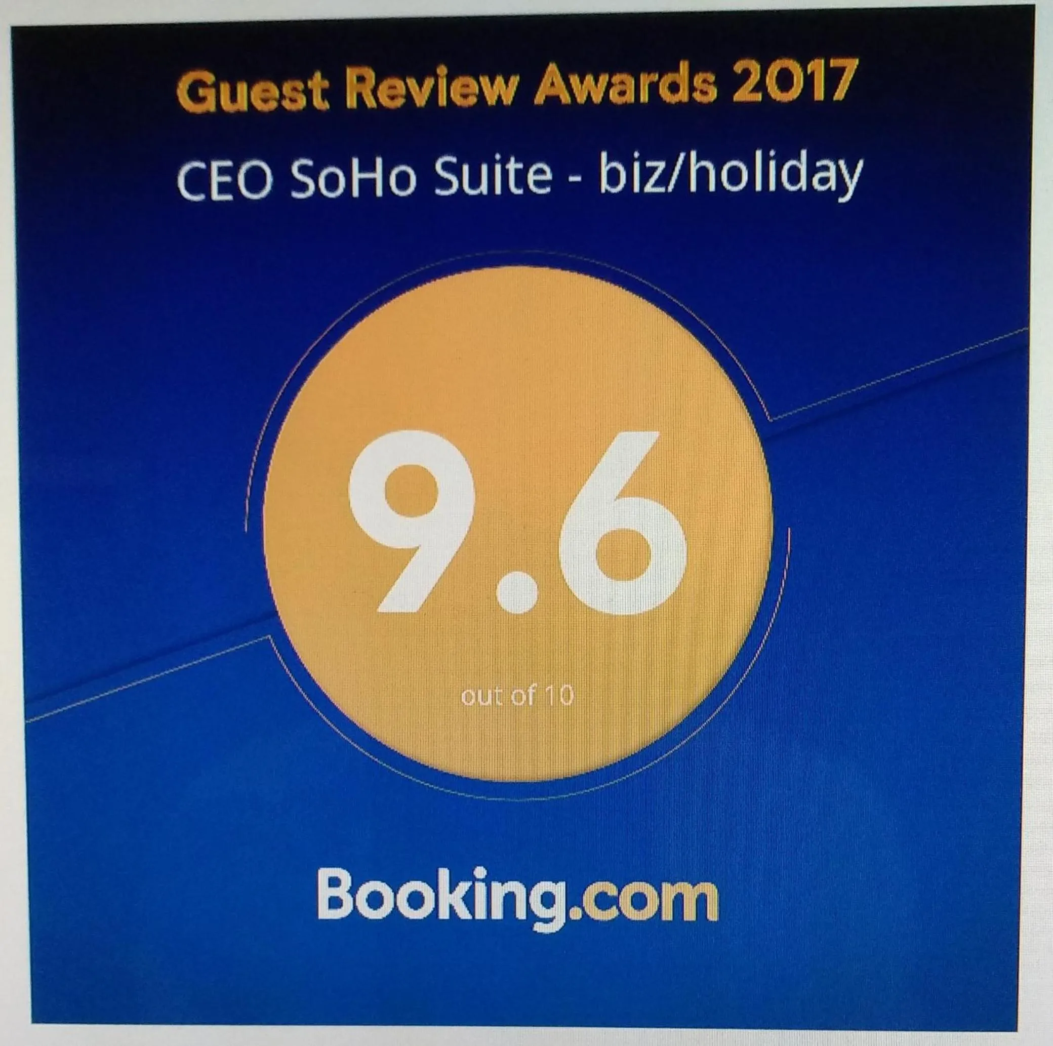 CEO SoHo Suite - biz or holiday 2-5 Pax
