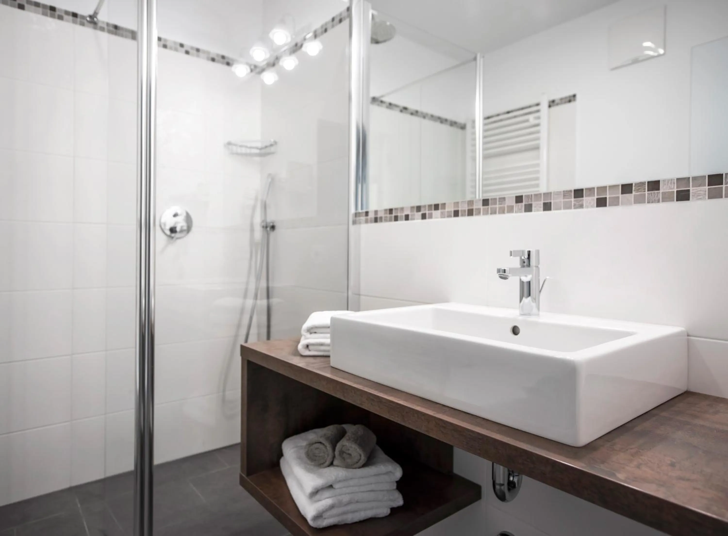 Shower in Pension Appartment Hecherhof