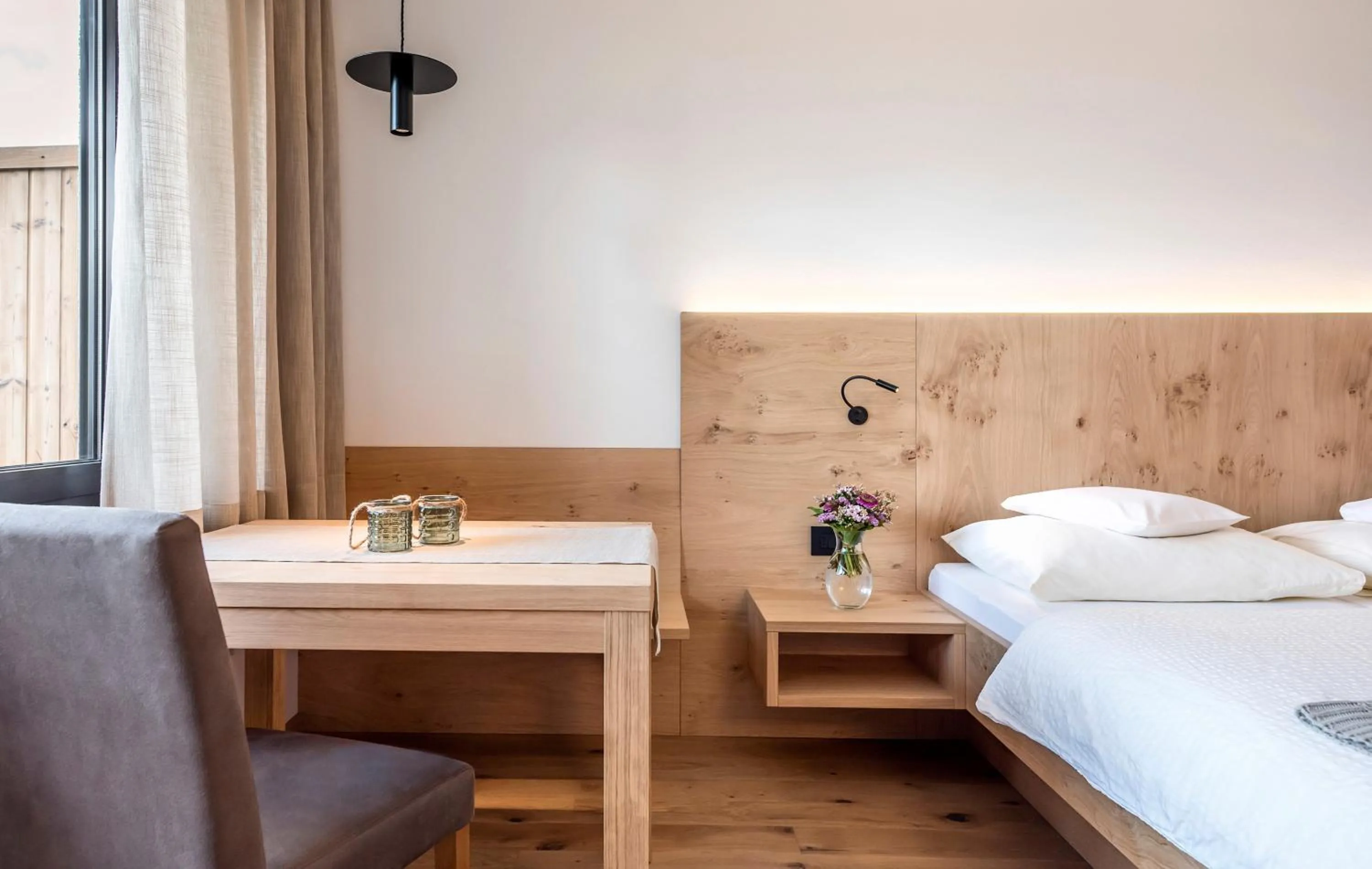 Living room, Bed in Pension Appartment Hecherhof