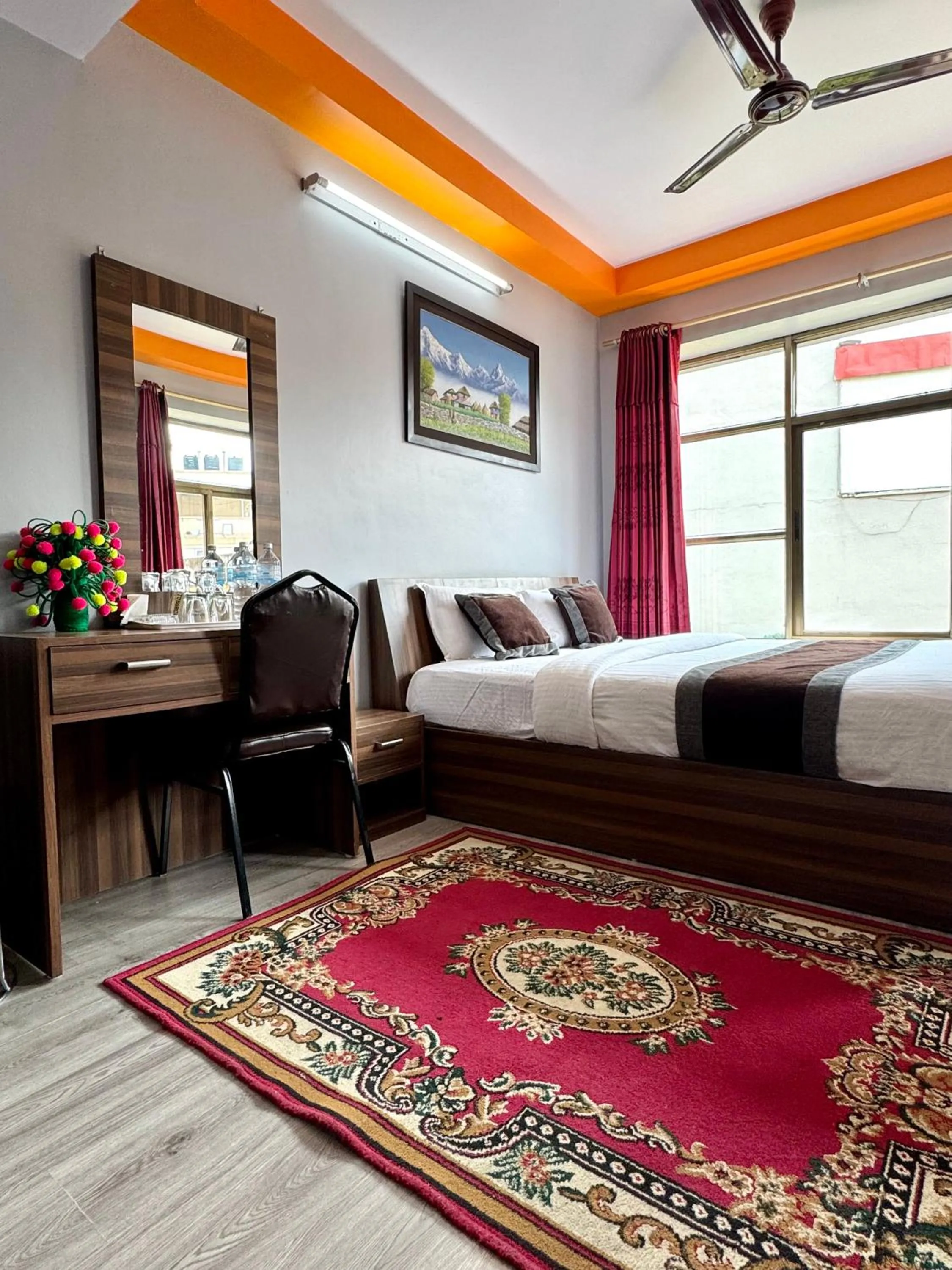 Bed in Three Brothers Apartment and Hotel