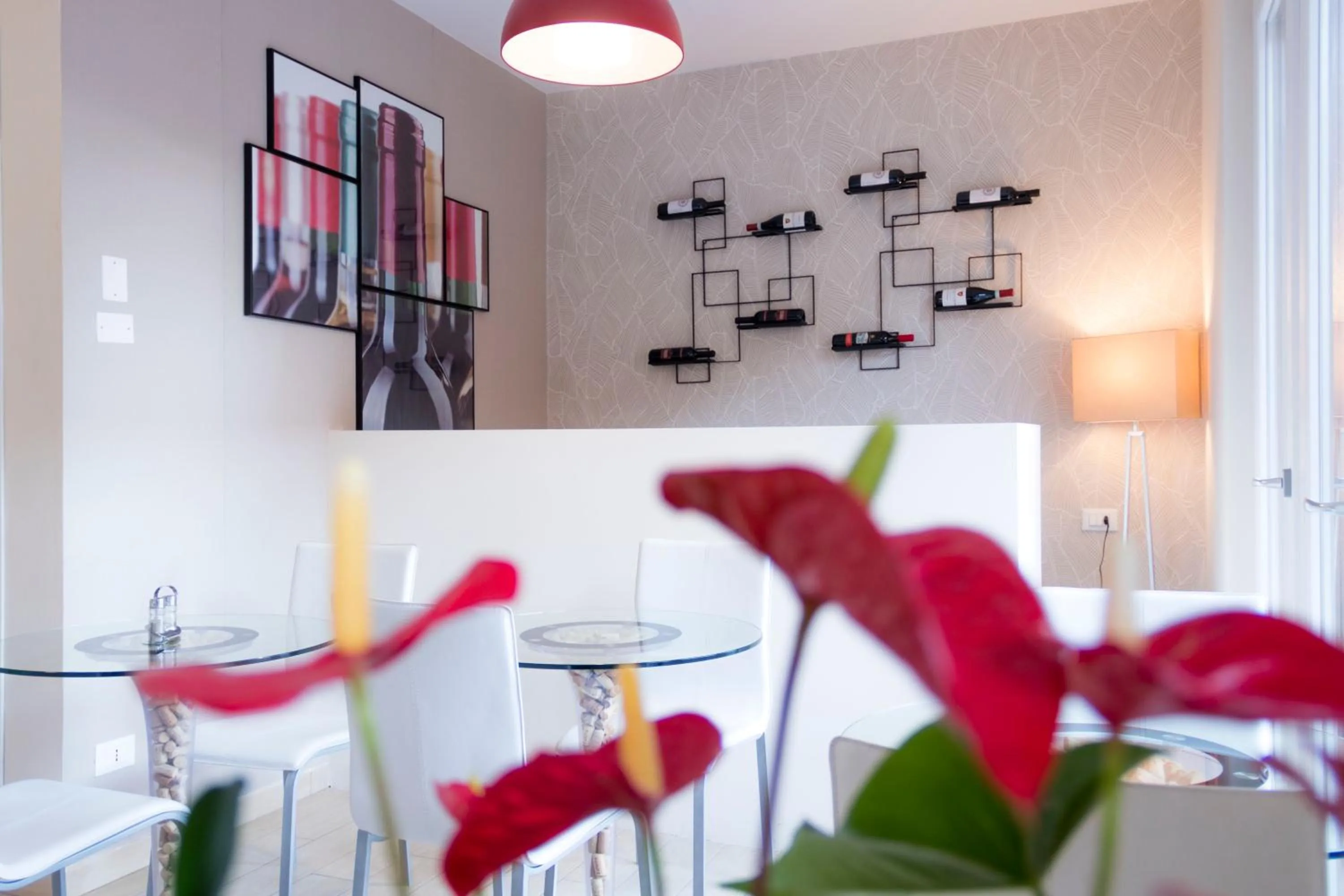 Lobby or reception in Hotel Rossovino Como