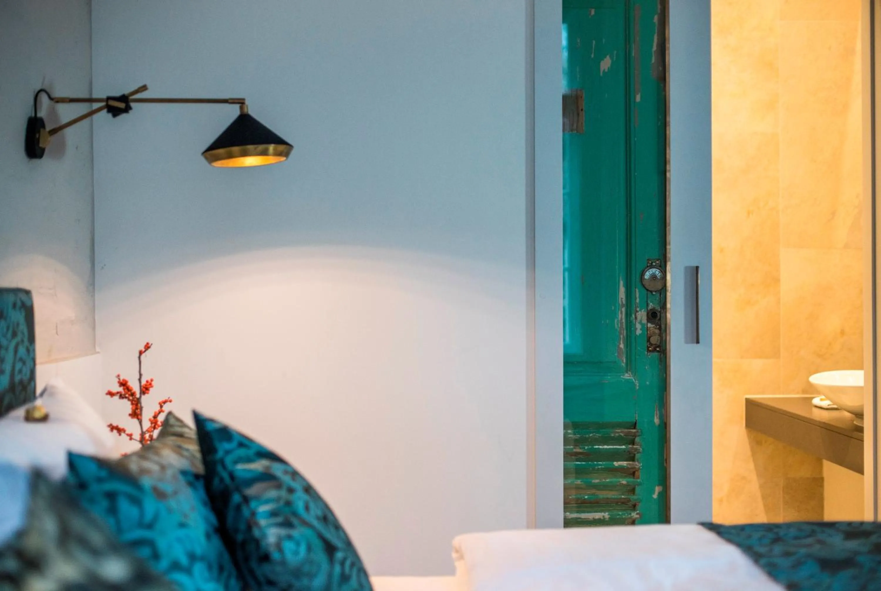 Bed in Hotel Oderberger