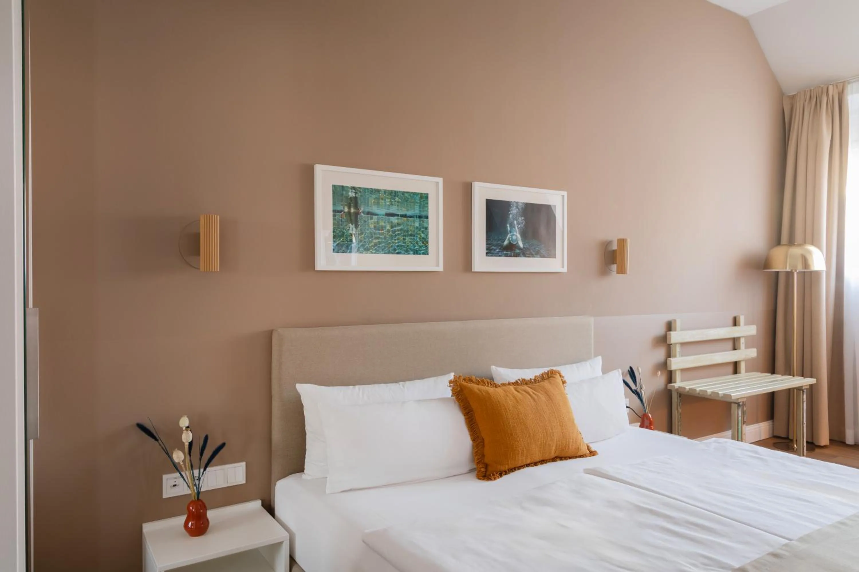 Bed in Hotel Oderberger