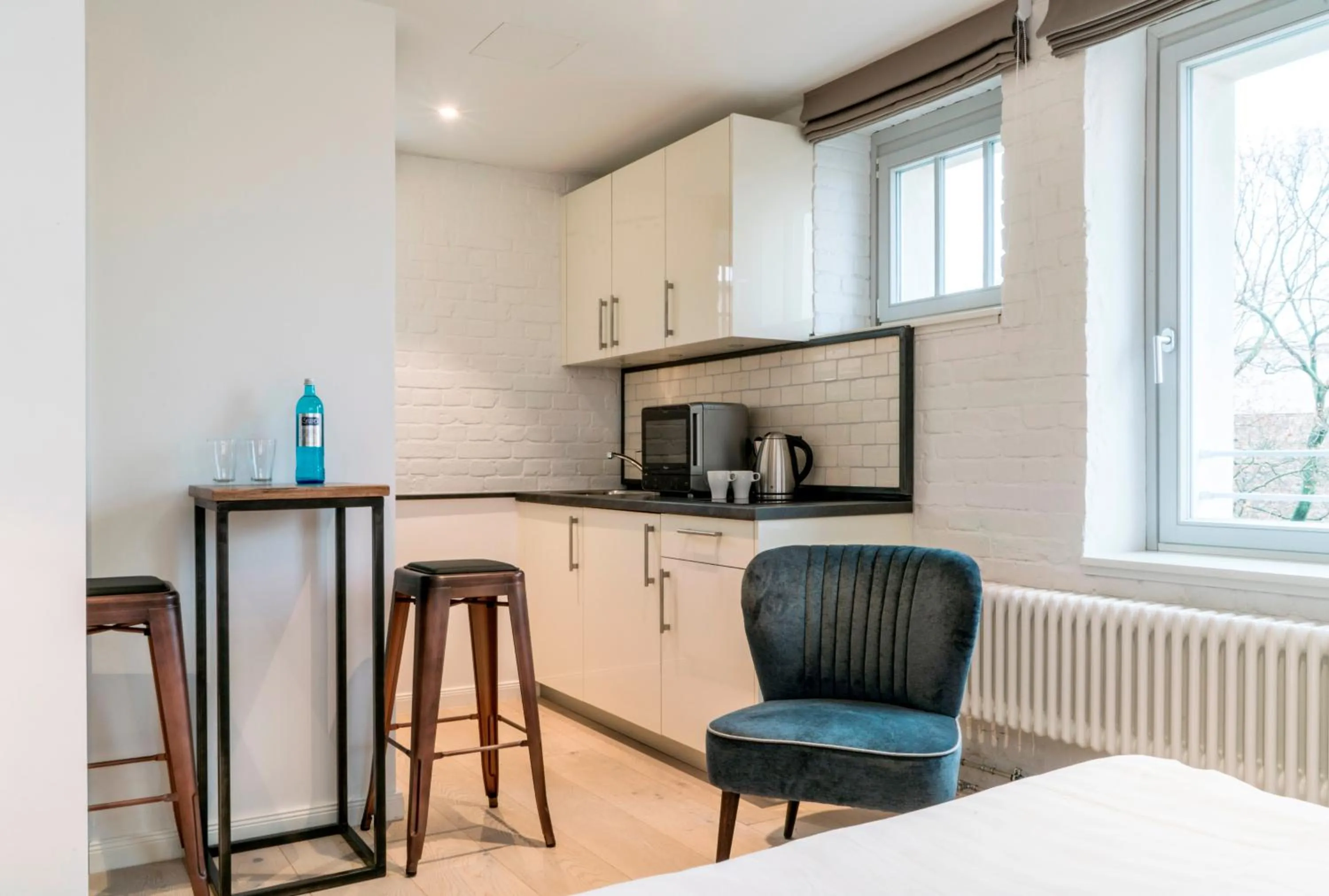 Kitchen or kitchenette in Hotel Oderberger