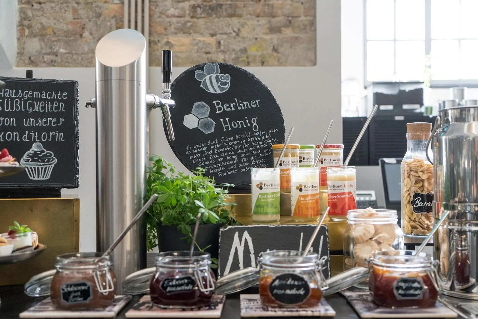 Buffet breakfast in Hotel Oderberger