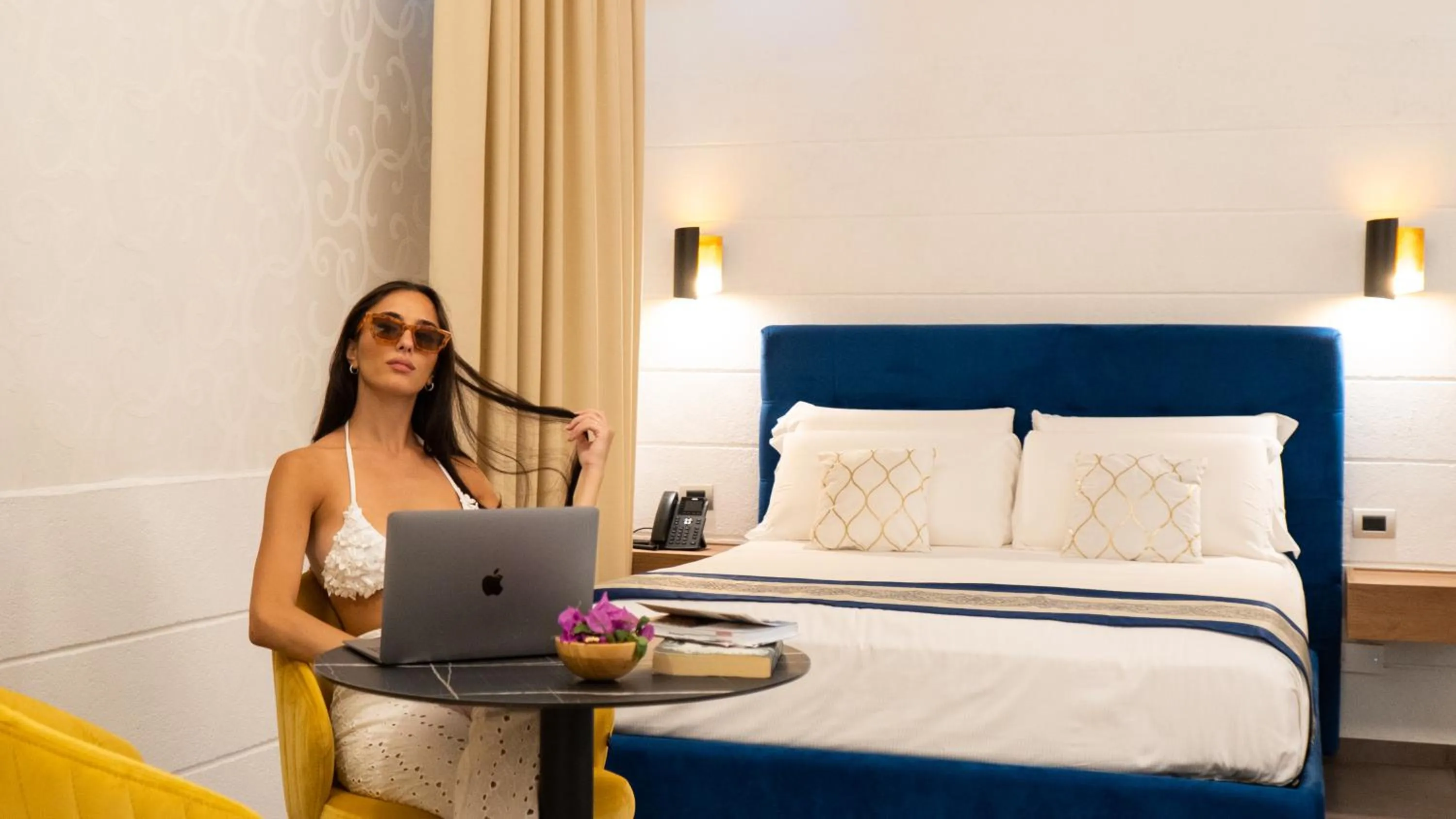 Bedroom, Bed in Resort & Winery Bosco De Medici