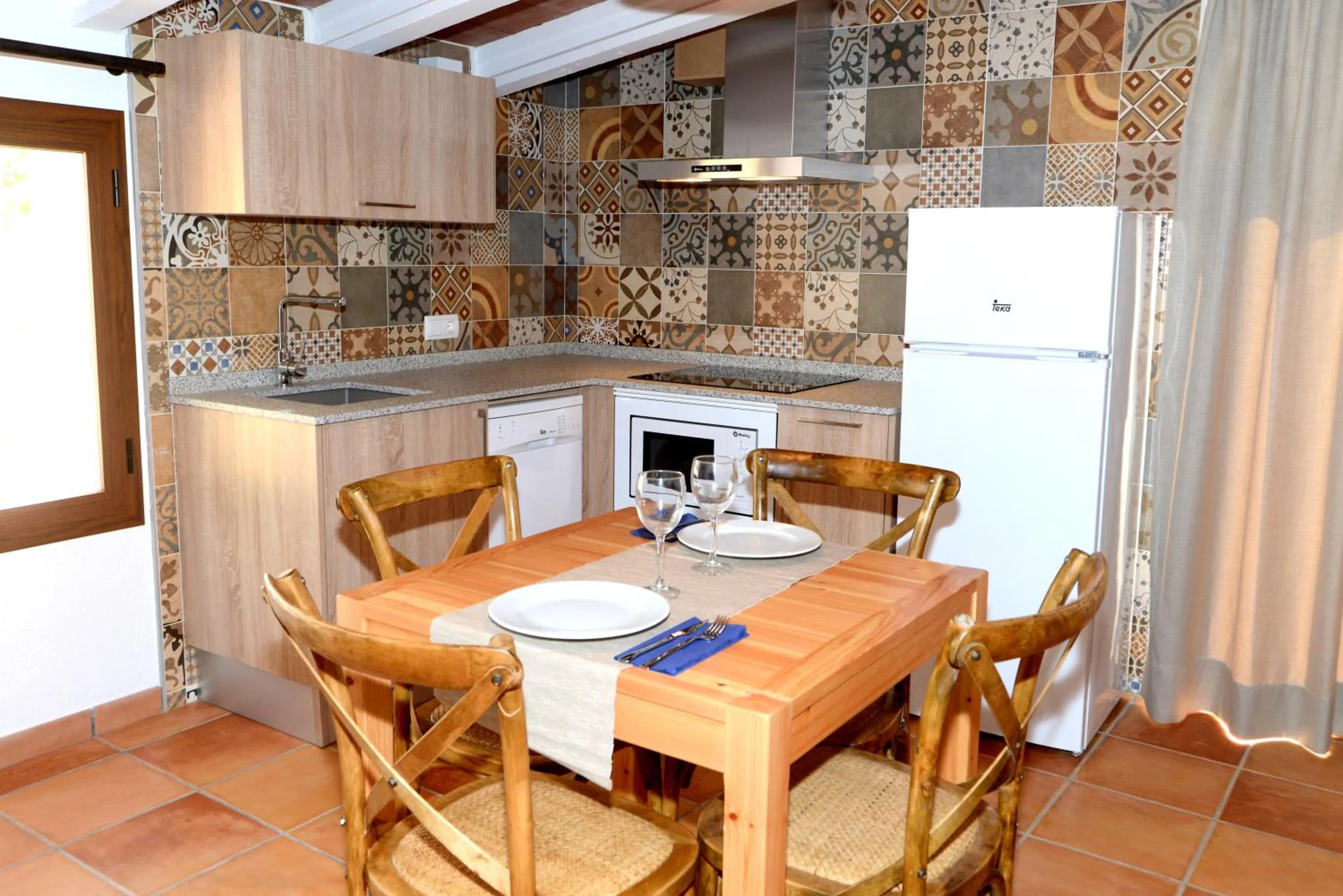 Kitchen or kitchenette in Can Porretí Agroturisme