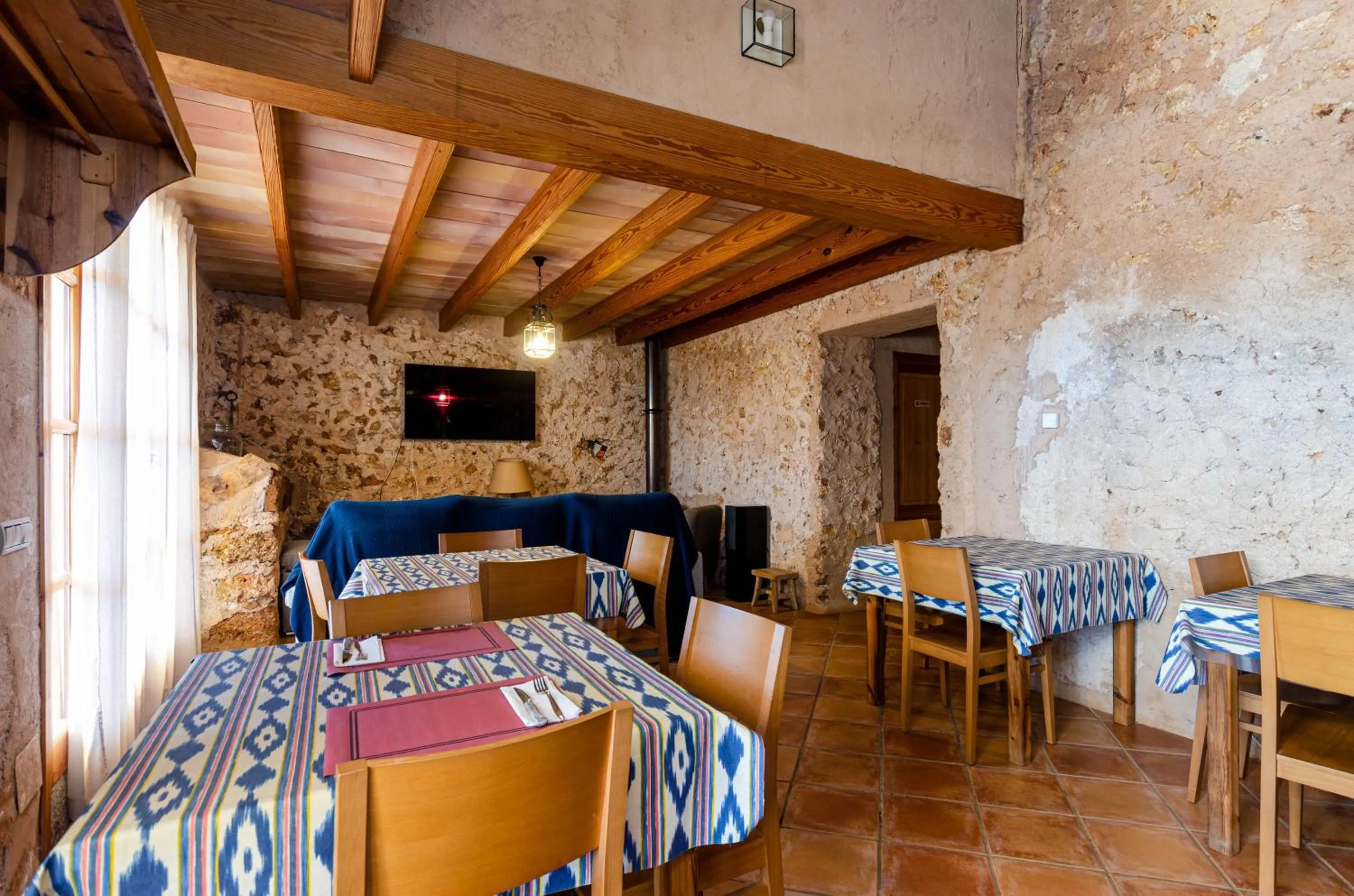 Dining area in Can Porretí Agroturisme