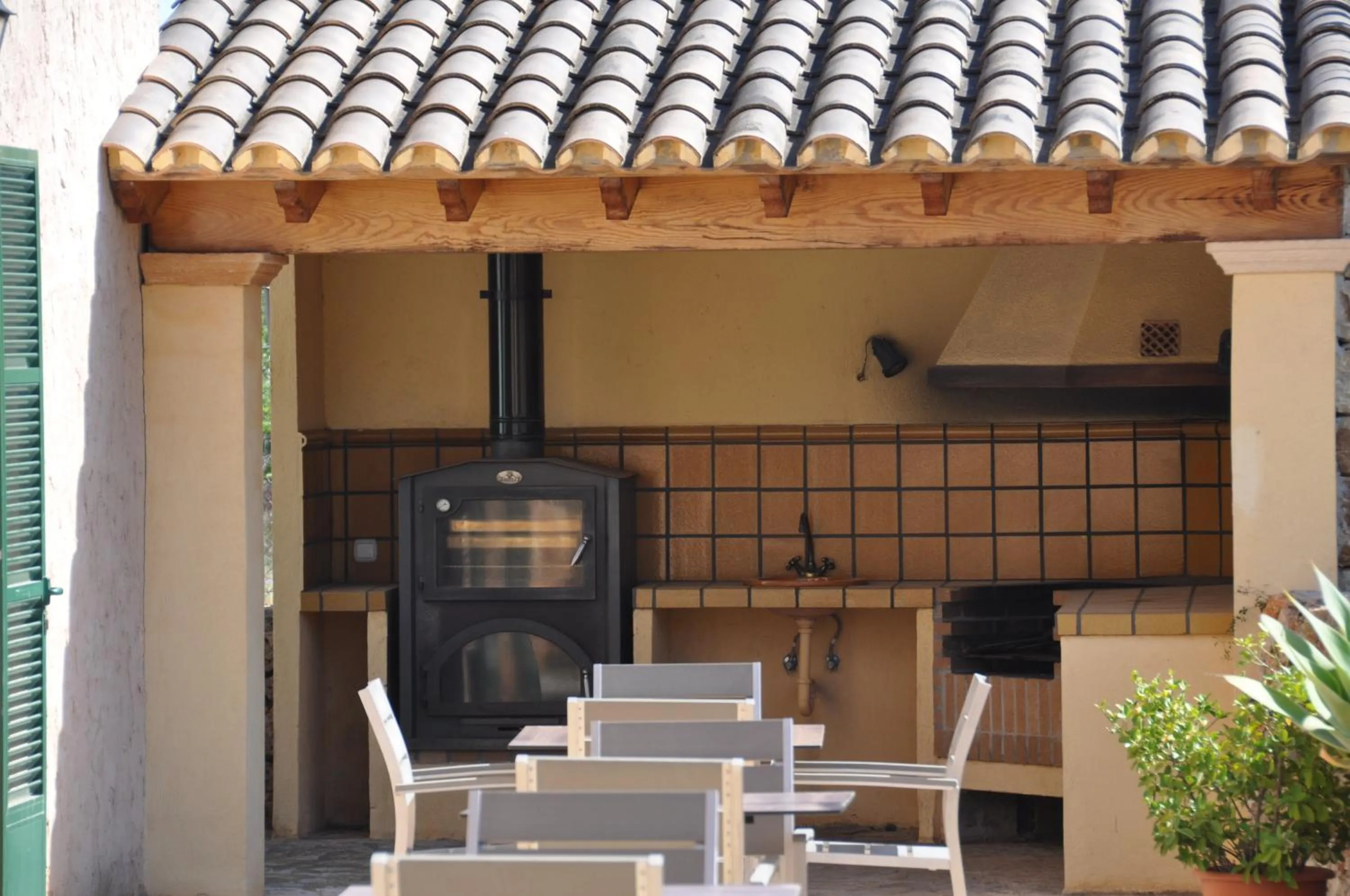 BBQ facilities in Can Porretí Agroturisme