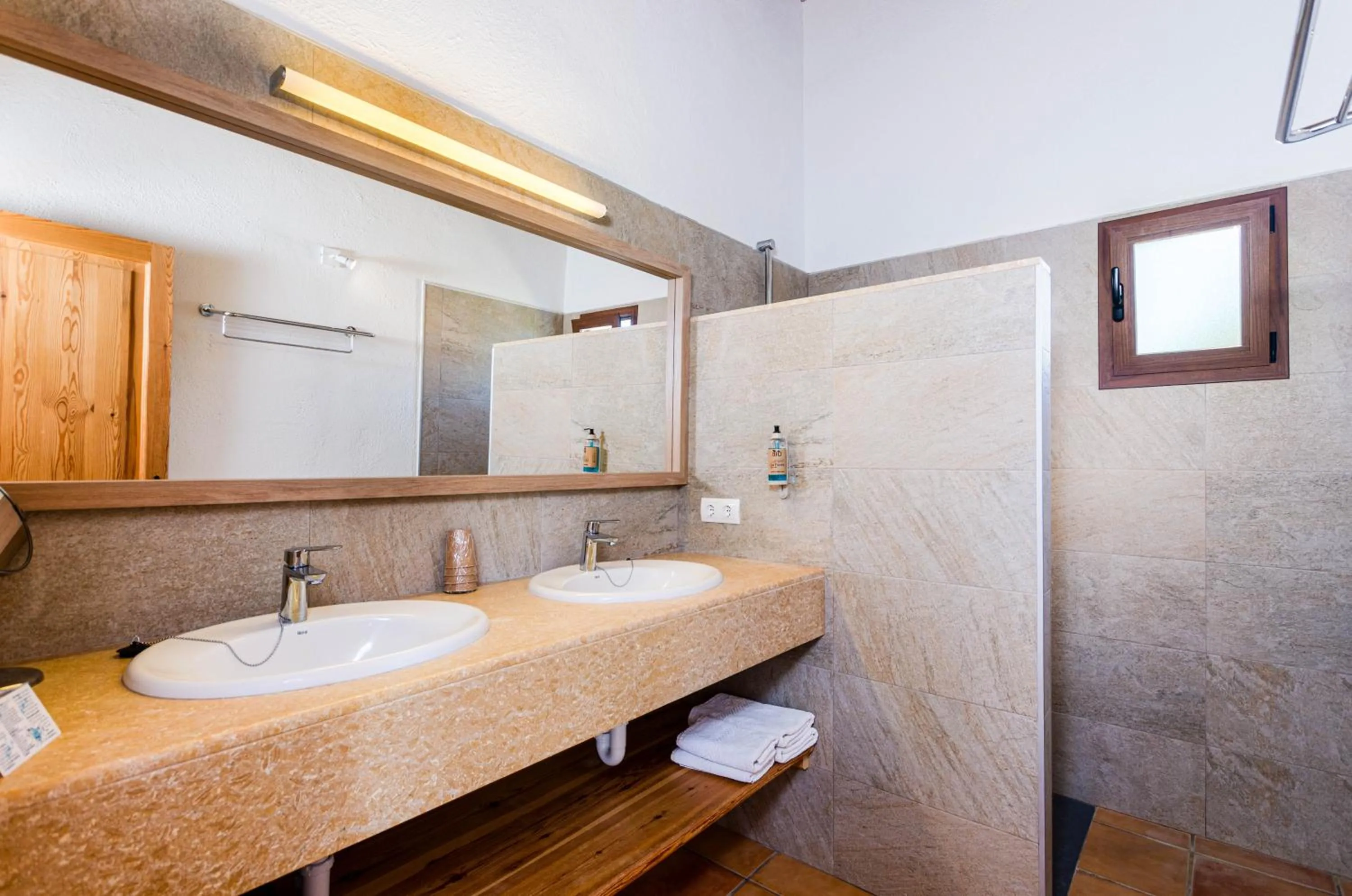 Bathroom in Can Porretí Agroturisme