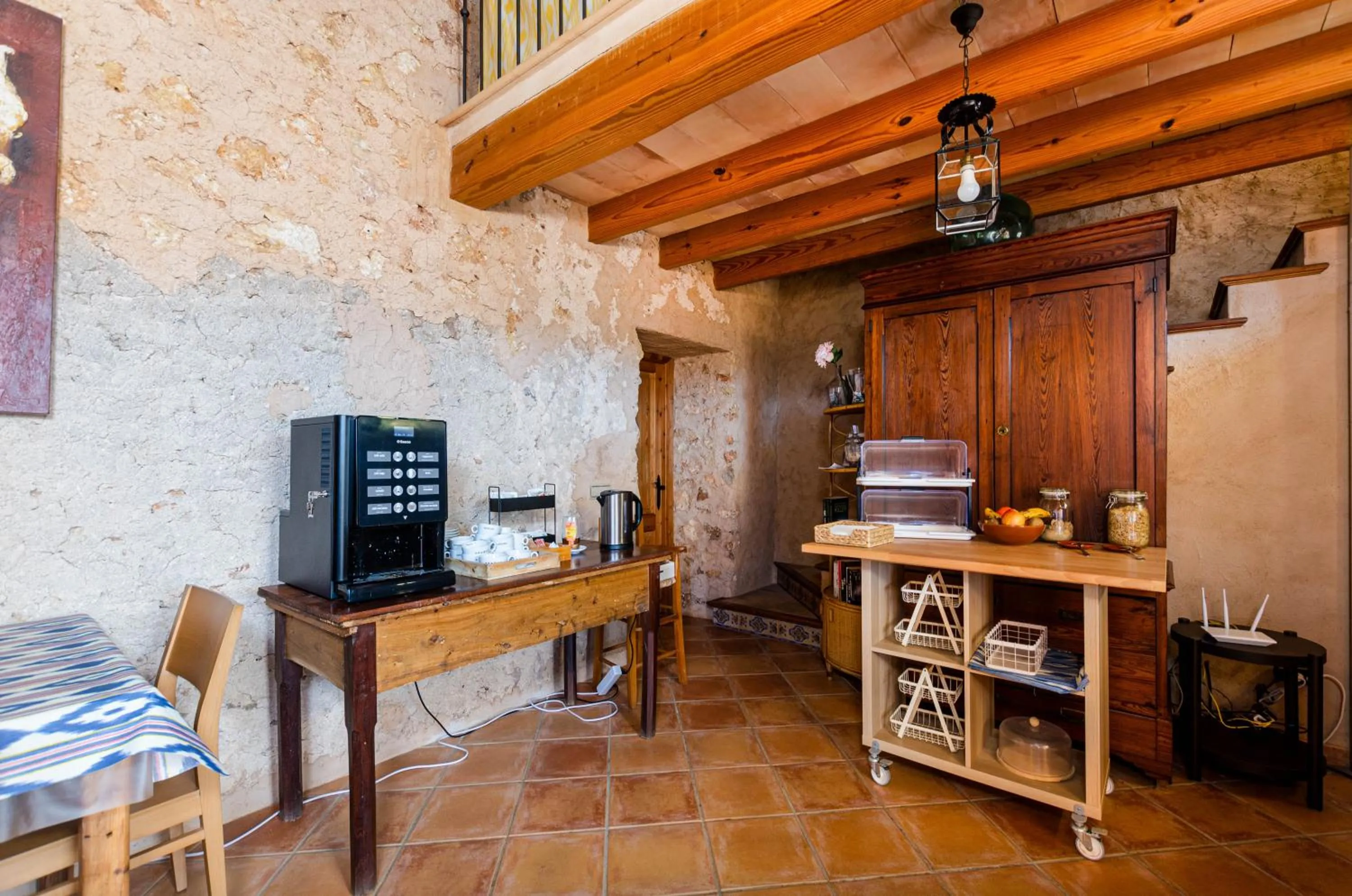 Dining area in Can Porretí Agroturisme