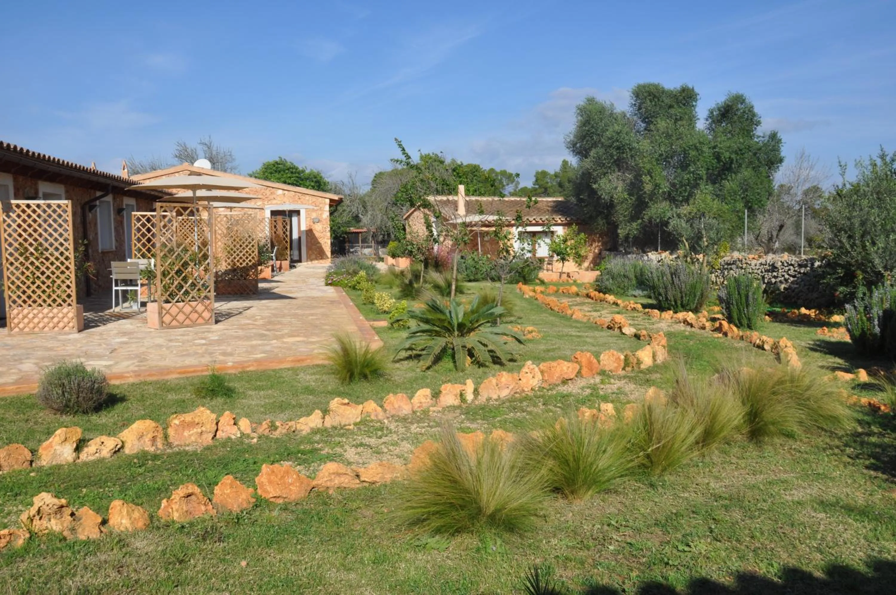 Garden view in Can Porretí Agroturisme