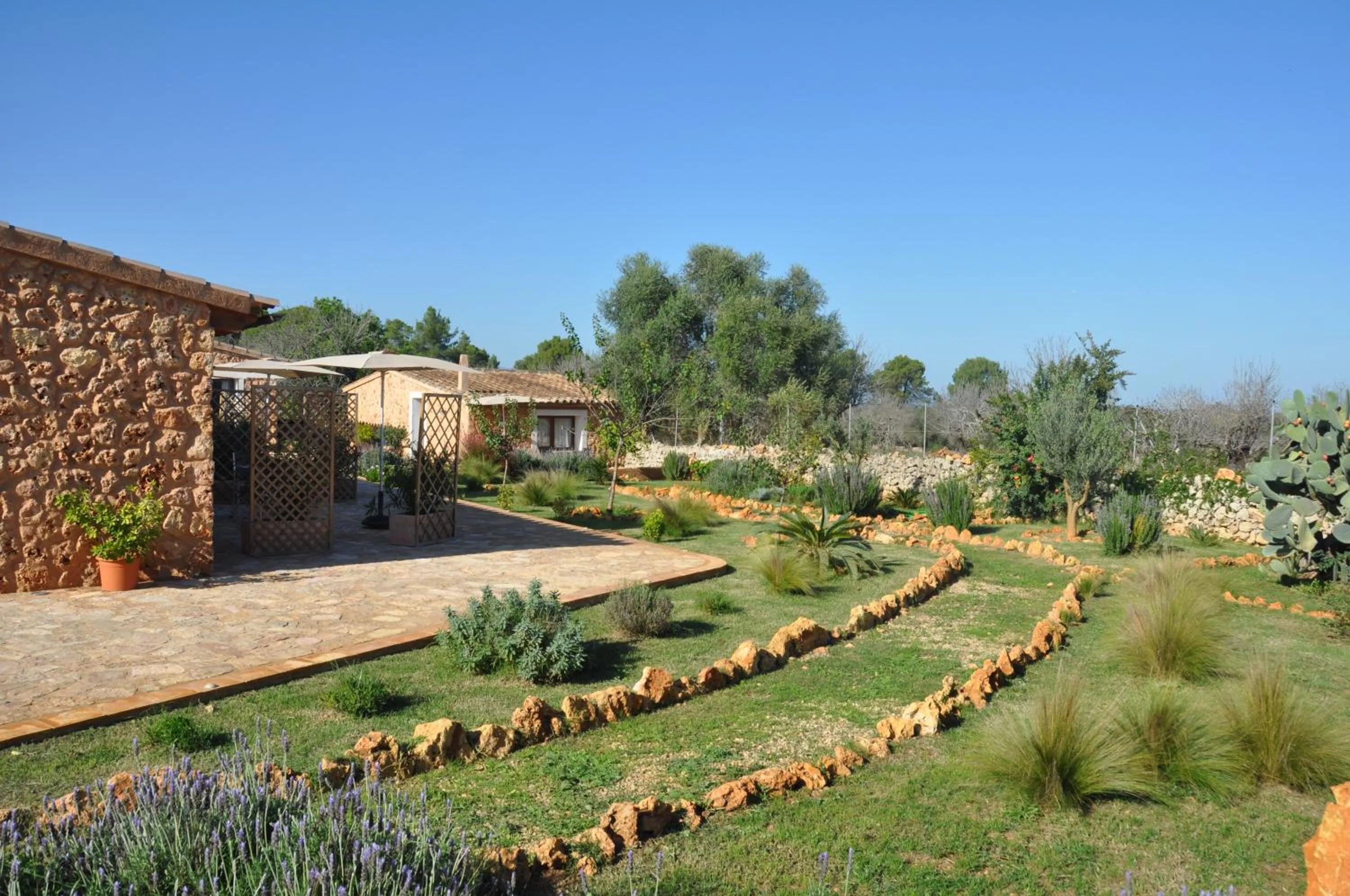 Garden view in Can Porretí Agroturisme