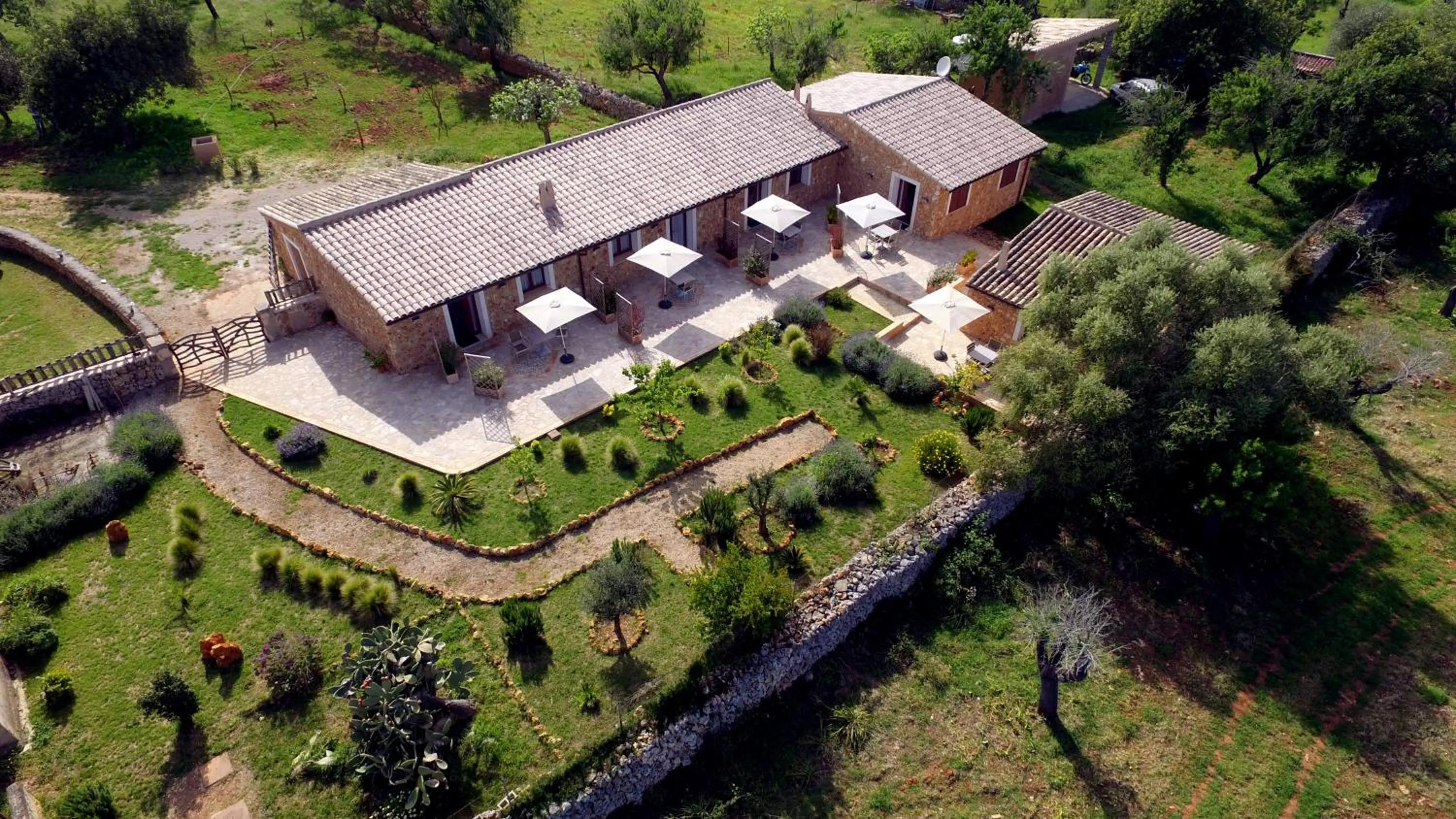 Bird's eye view in Can Porretí Agroturisme