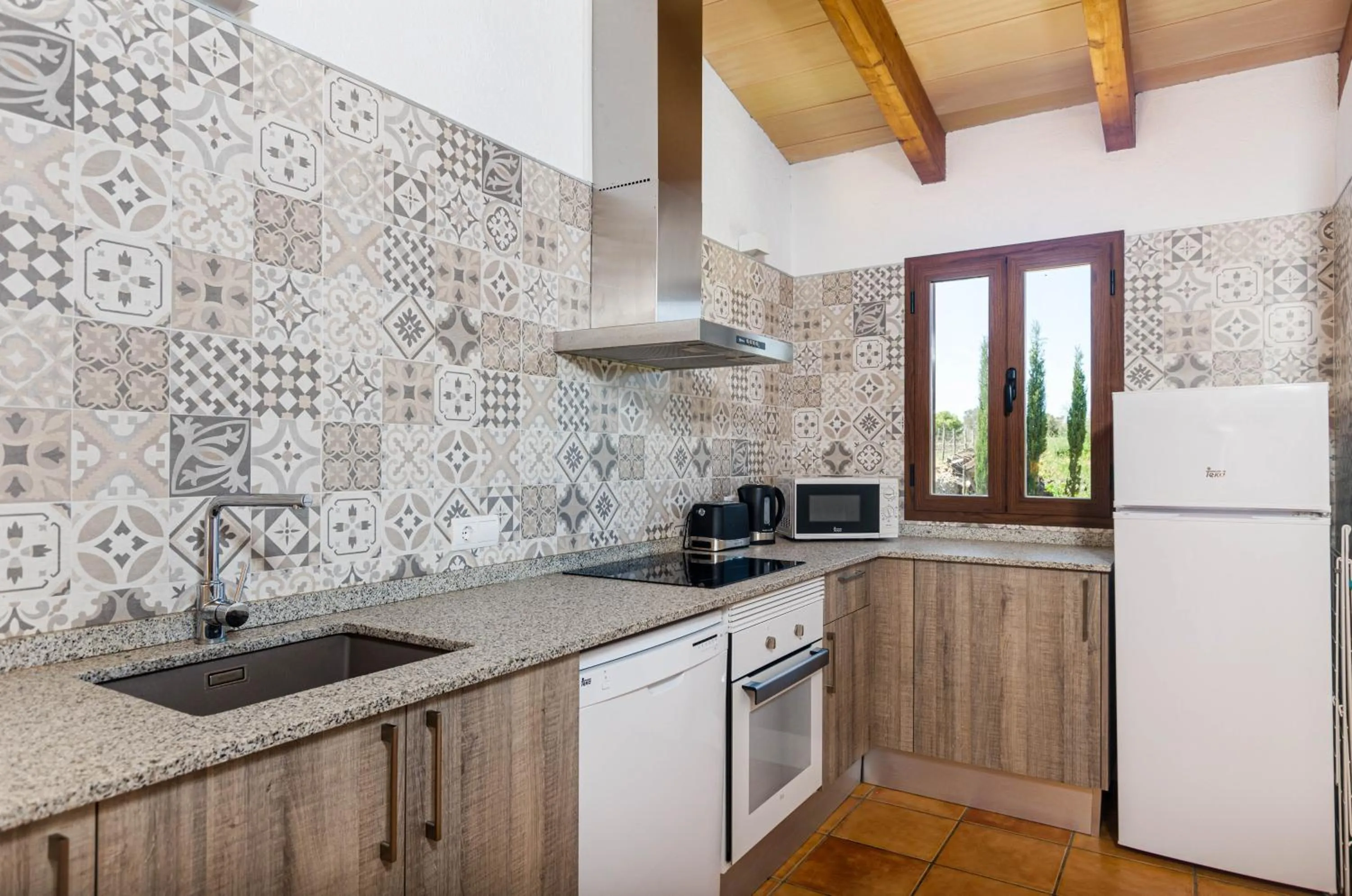 Kitchen or kitchenette in Can Porretí Agroturisme