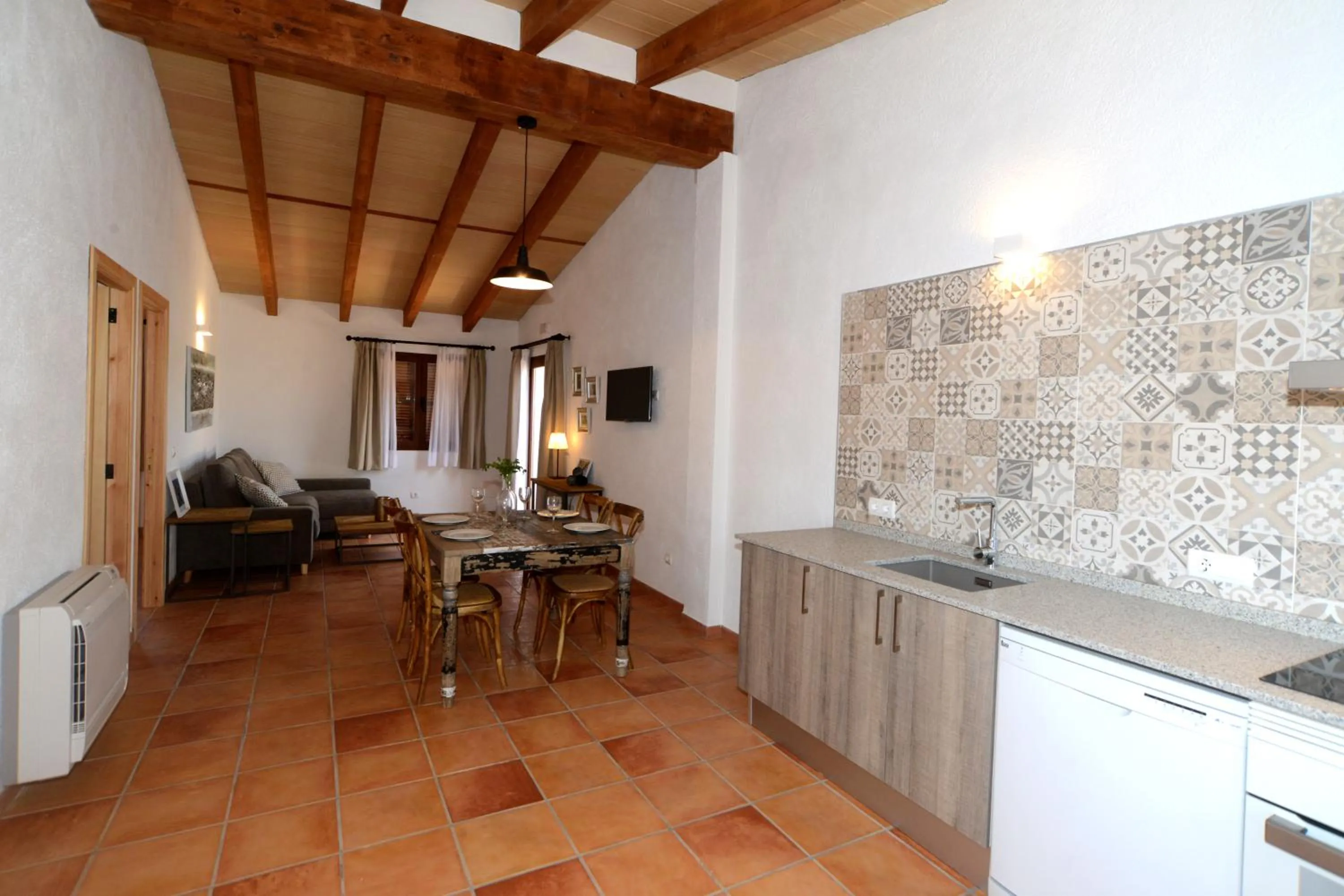 Kitchen or kitchenette in Can Porretí Agroturisme