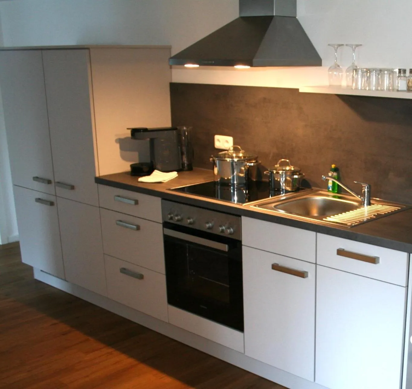 Kitchen or kitchenette in Lahn Hotel