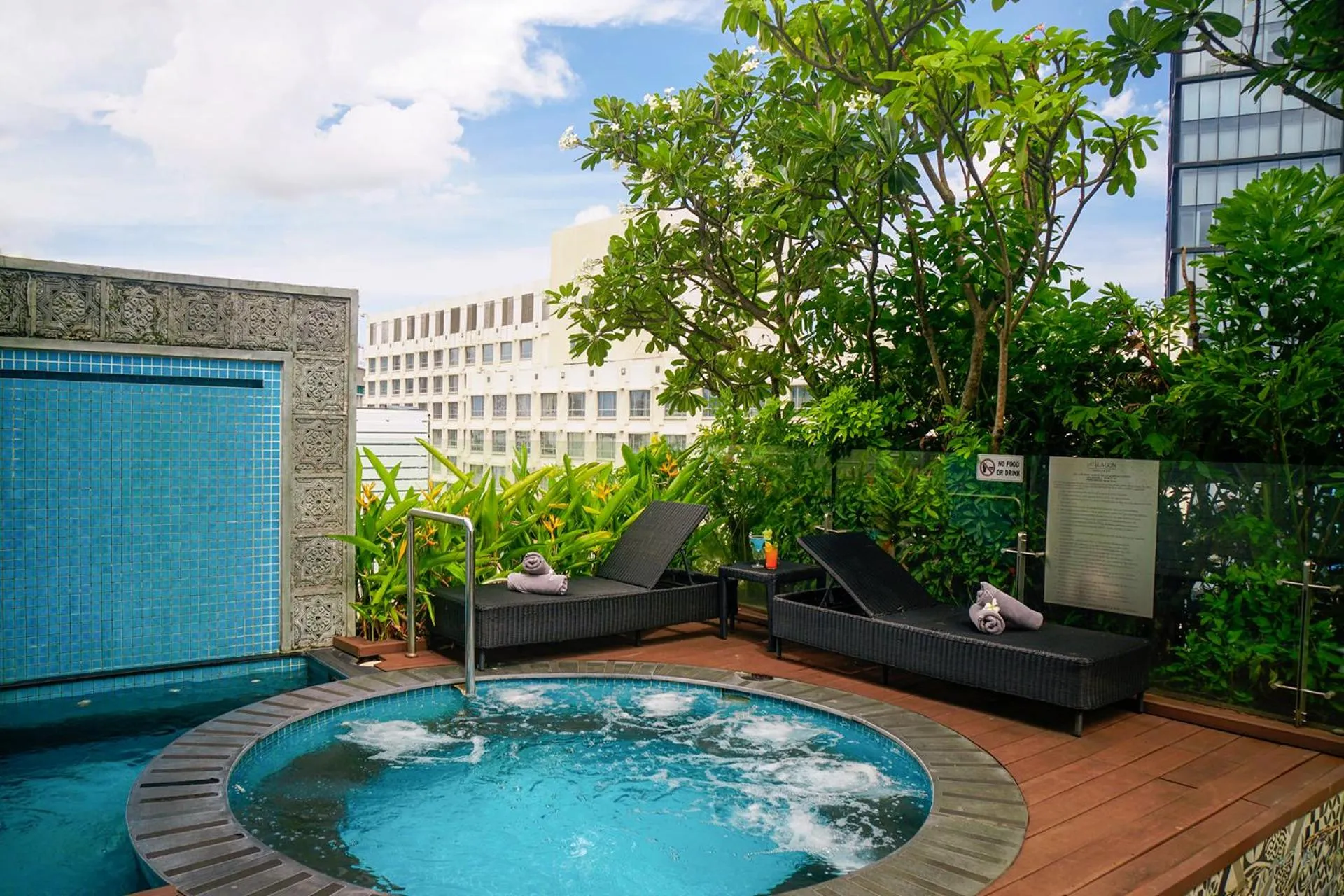 Swimming pool in Alagon D'antique Hotel & Spa - Wellness Treatment Included