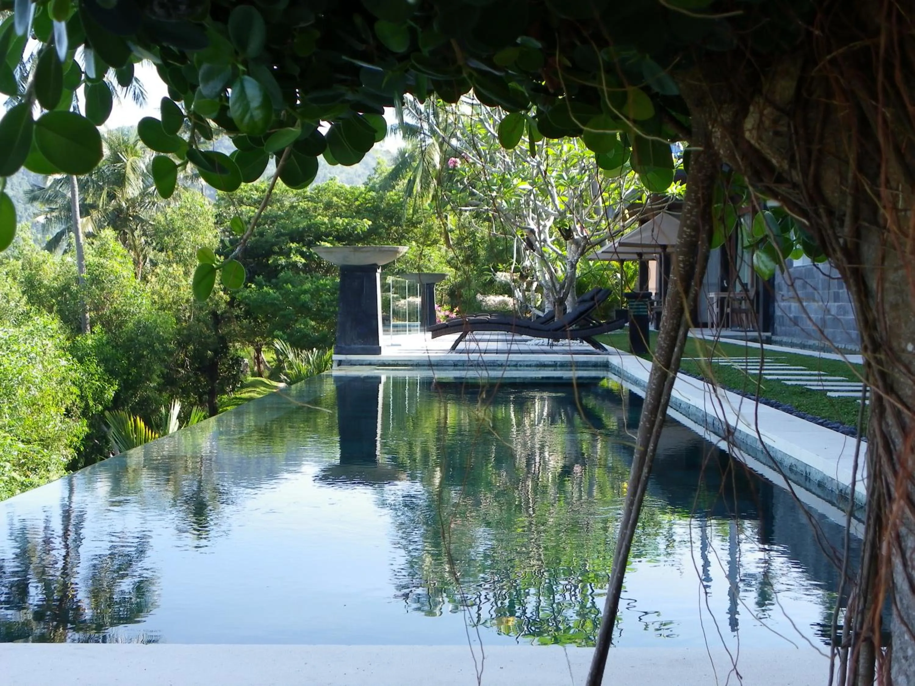 Garden view in The Puncak Lombok
