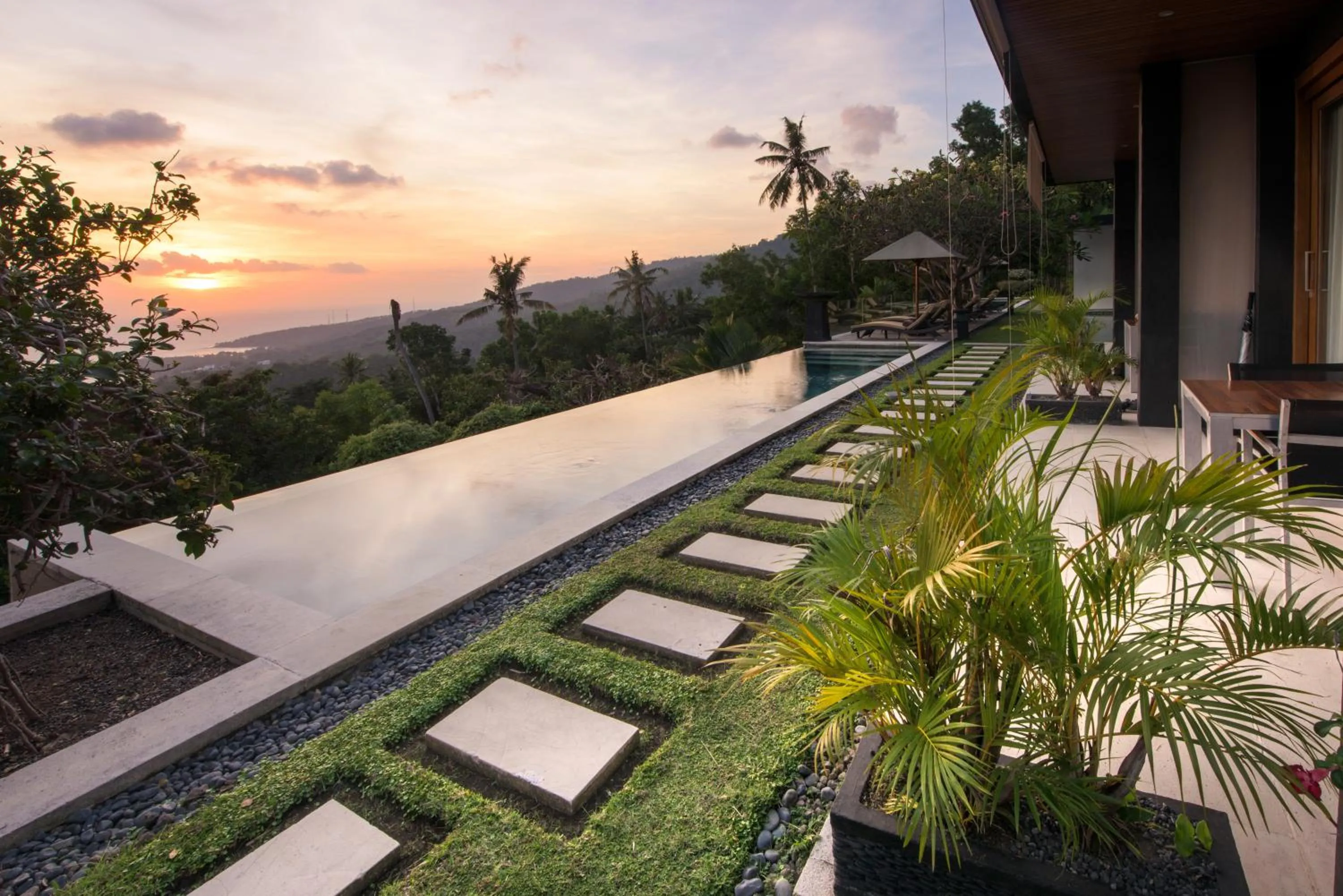 Swimming pool in The Puncak Lombok